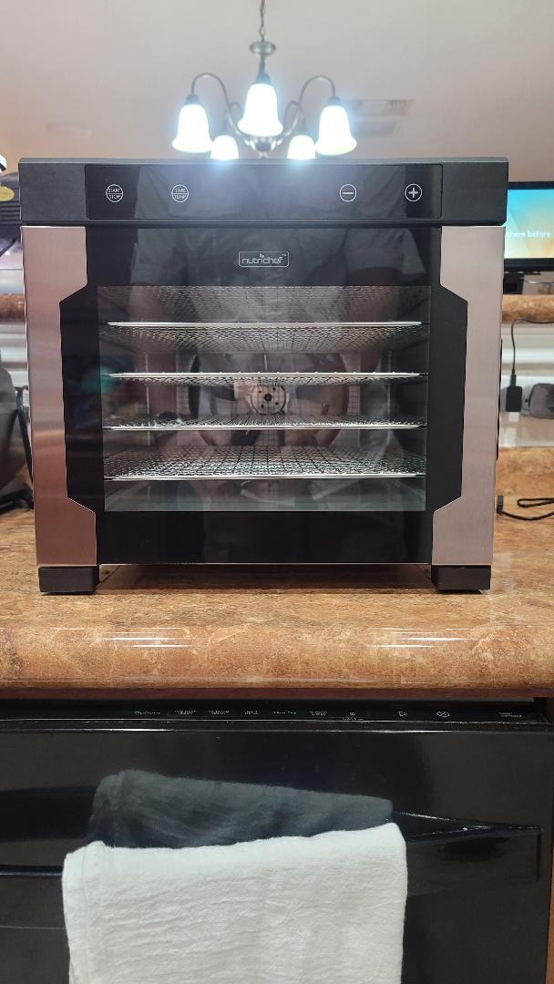 NutriChef Commercial Dehydrator Machine 2000-Watts Electric Food Dehydrator - Extra Large 20 Stainless Steel Trays, Digital Control 167°F Dryer for Jerky, Meat, Dog Treats, Herbs, and Fruit customer photo 2
