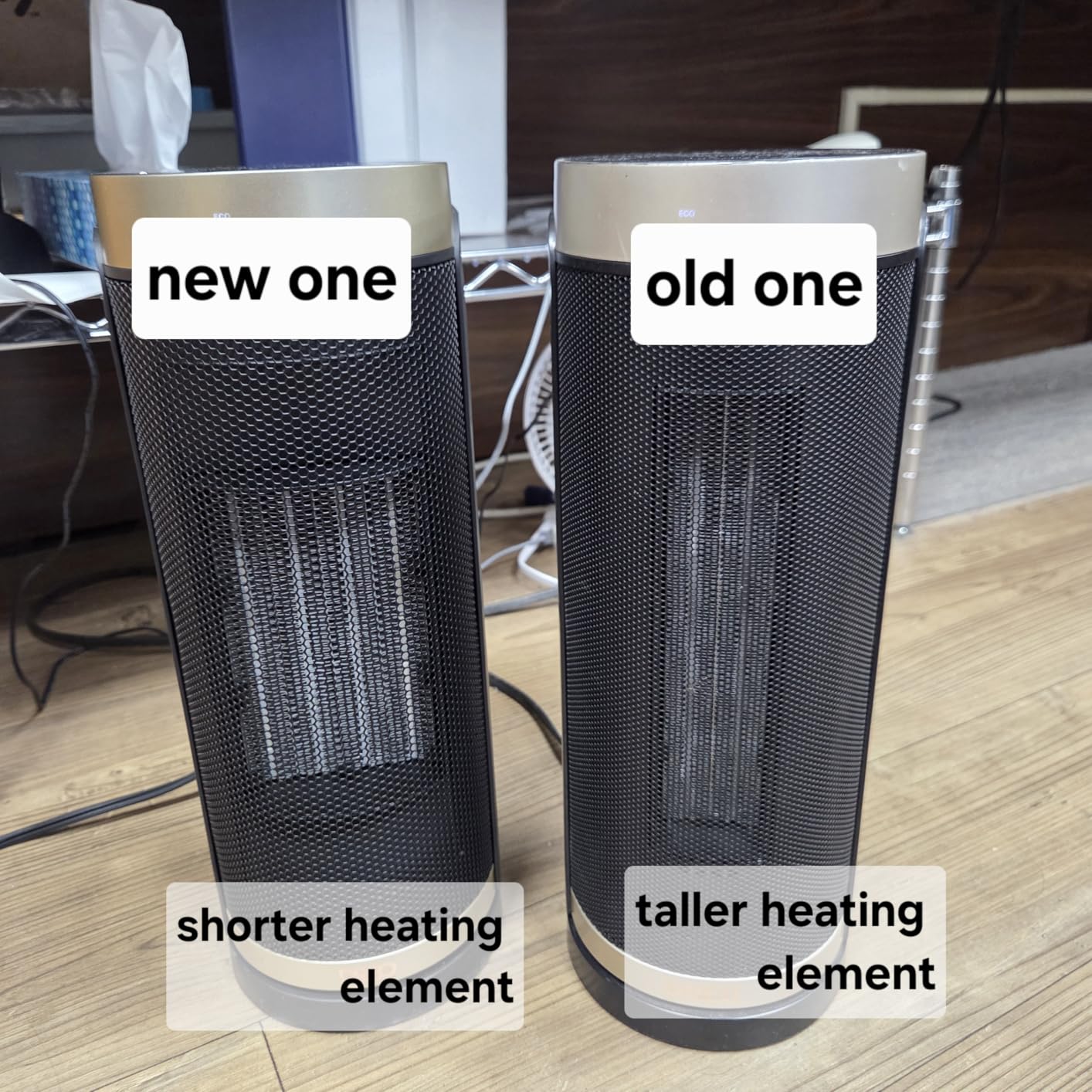 DREO Space Heaters for Indoor Use with Thermostat, 1500W Electric Heaters | Fast Heating, Quiet Operation, 70° Oscillation, Remote Control, 12H Timer, ECO Mode, ETL-Certified Safety Heat for Large Room customer photo 1