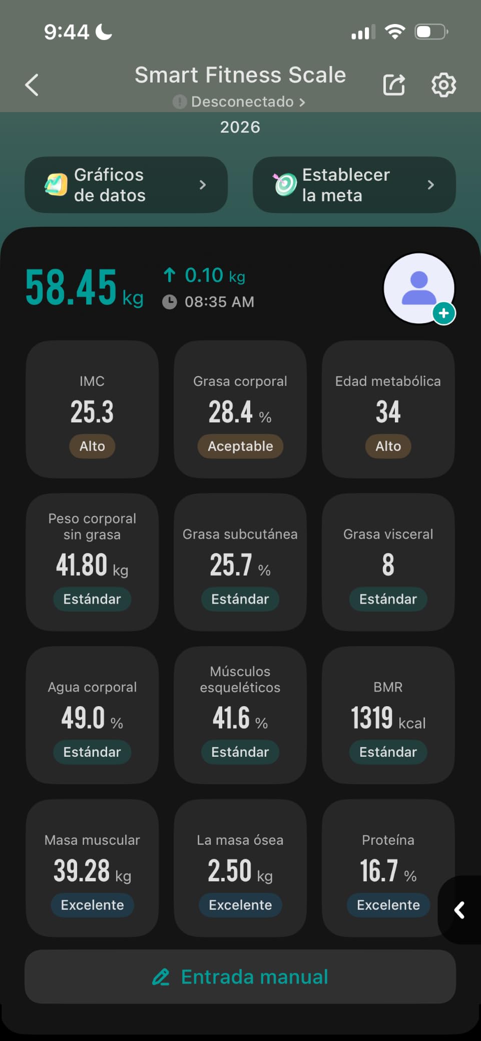 Etekcity Smart Scale for Body Weight, Body Fat and BMI, FSA Eligible | HSA Eligible, Bathroom Scale with Muscle Mass, Accurate Bluetooth App Sync, LED Display and Tempered Glass customer photo 1