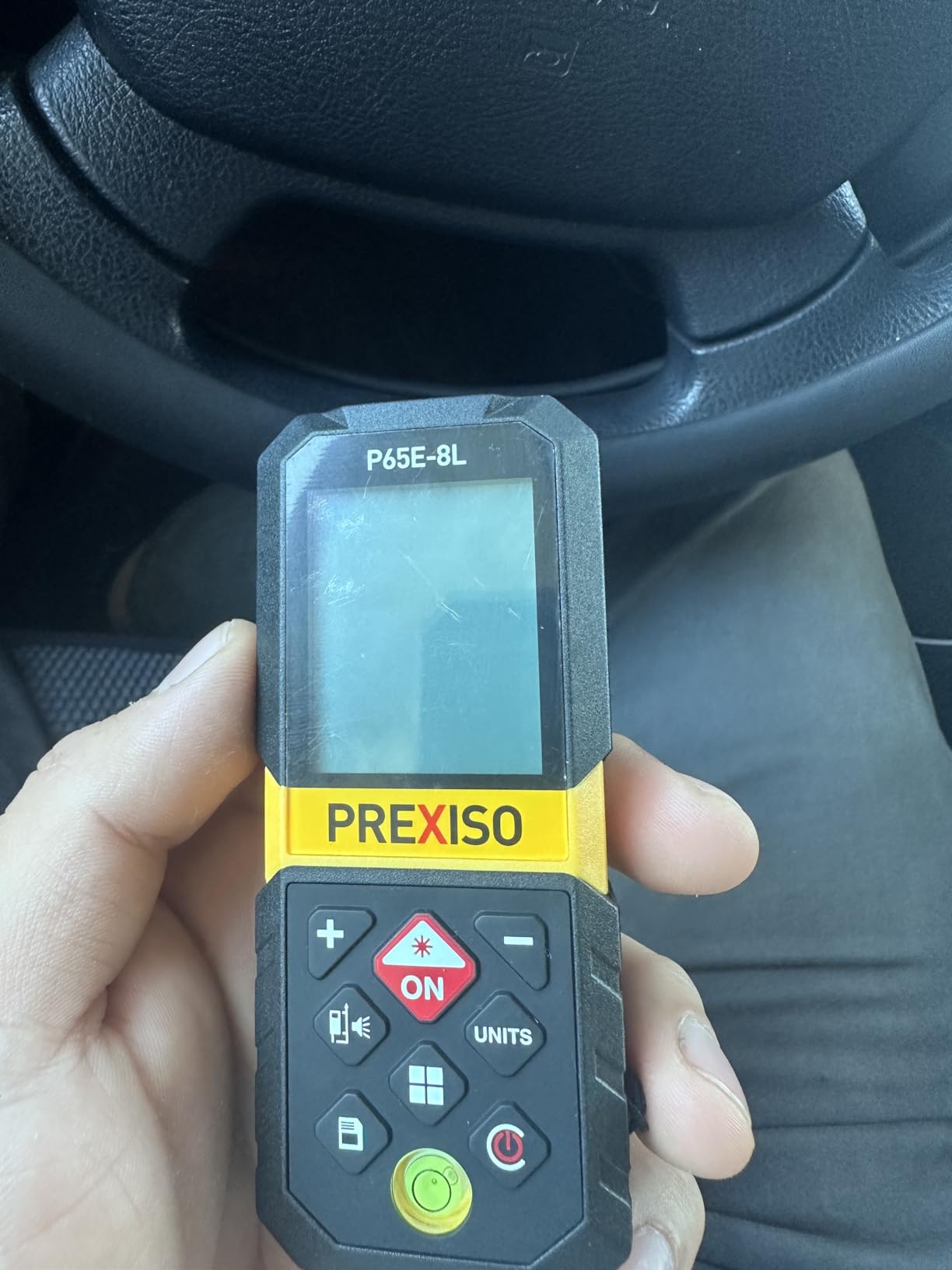 PREXISO 2-in-1 Laser Tape Measure 135Ft Rechargeable Laser Measurement Tool, 16Ft Measuring Tape with Movable Magnetic Hook - Pythagorean, Area, Volume customer photo 2