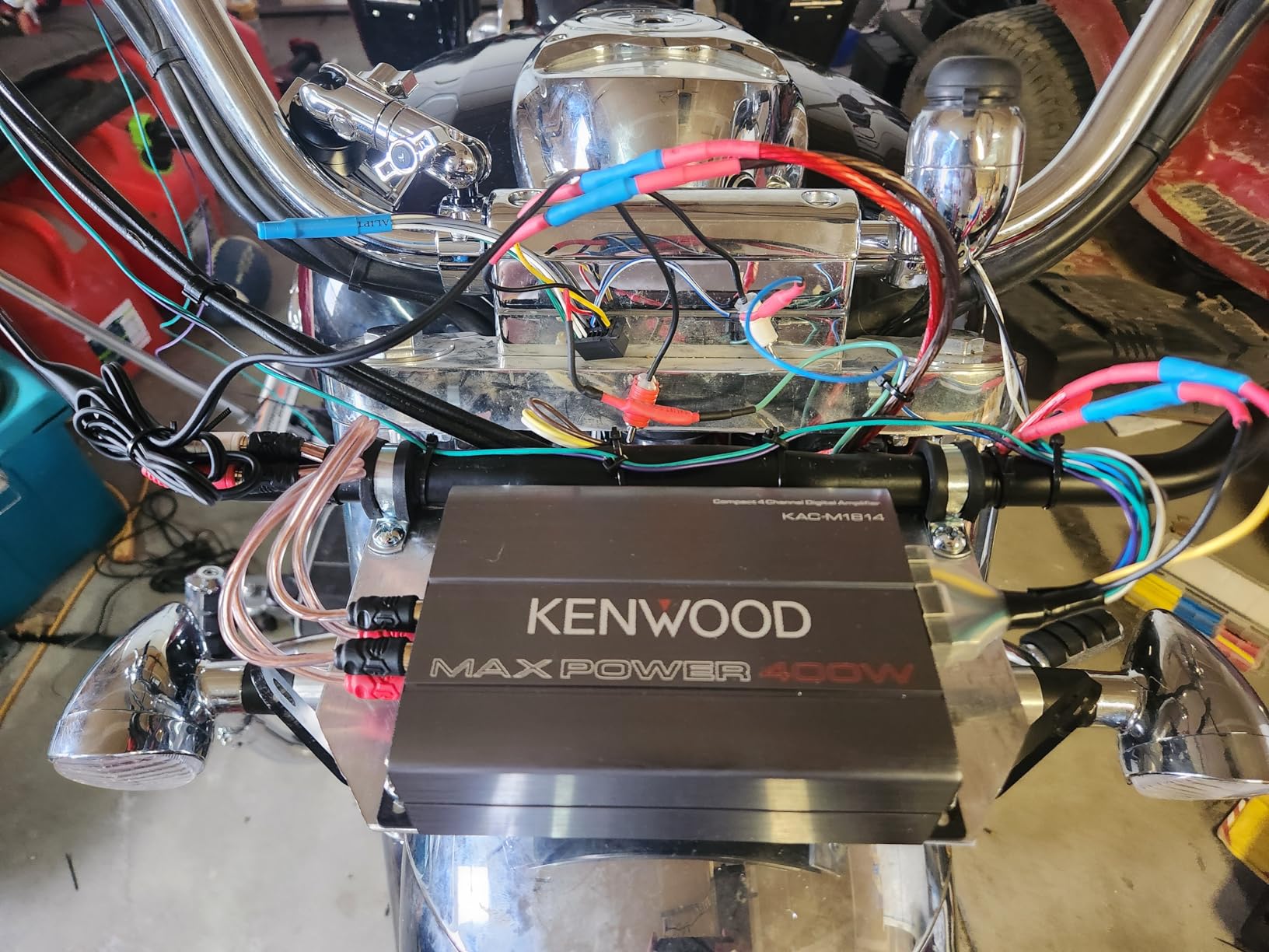 Kenwood KAC-M1814 4-Channel Compact Bridgeable Marine/Motorsports 400W Max Power Digital Amplifier customer photo 2