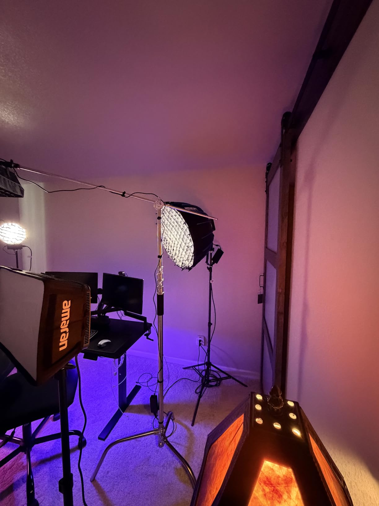 Heavy Duty C Stand 10.8ft/330cm with Boom Arm 100% Stainless Steel | Photography C-Stand with Carry Bag Sandbag 3*Clip 2*Grip Head for Photography Studio Video Monolight Softbox Shooting customer photo 1