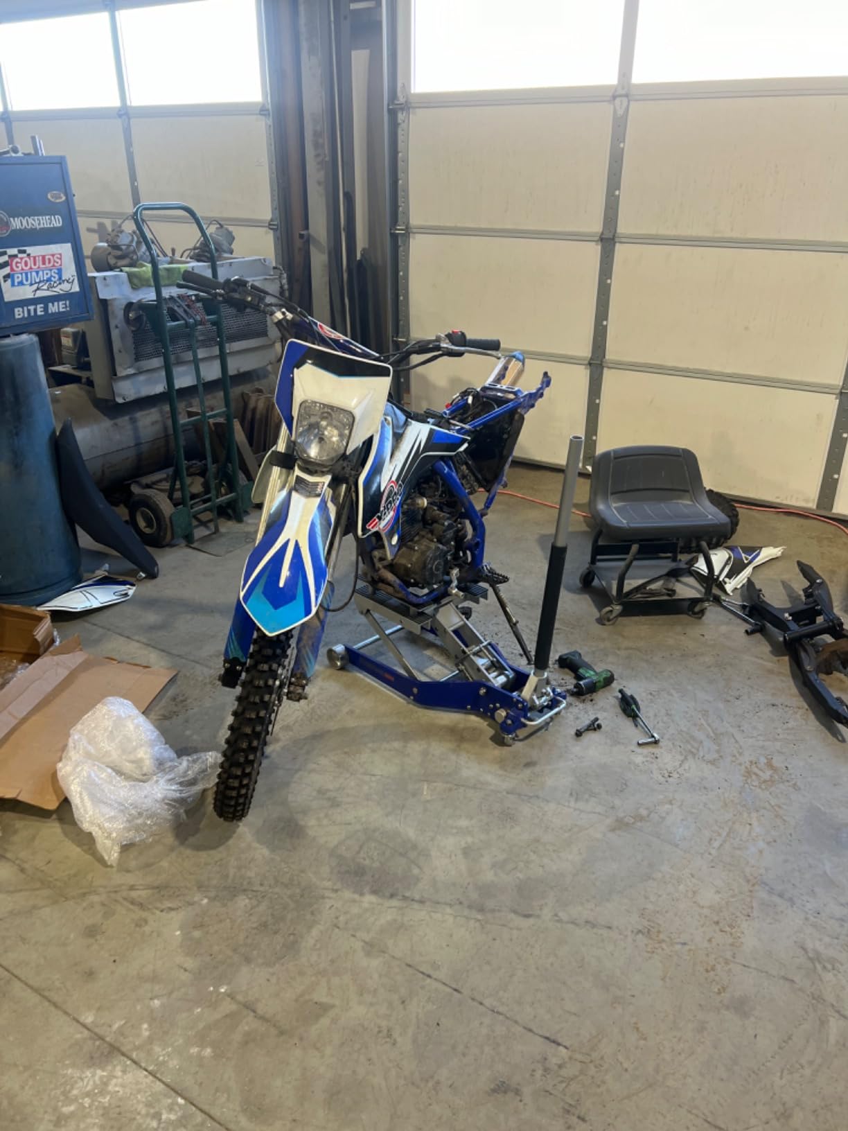 X-PRO 250cc Dirt Bike with LED Light Zongshen Engine Pit Bike Gas Dirt Bikes Adult Pitbike, Big 21