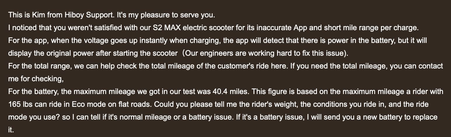 Hiboy S2 MAX Adult Electric Scooter, 500W Motor, 40.4 Miles Long Range customer photo 2