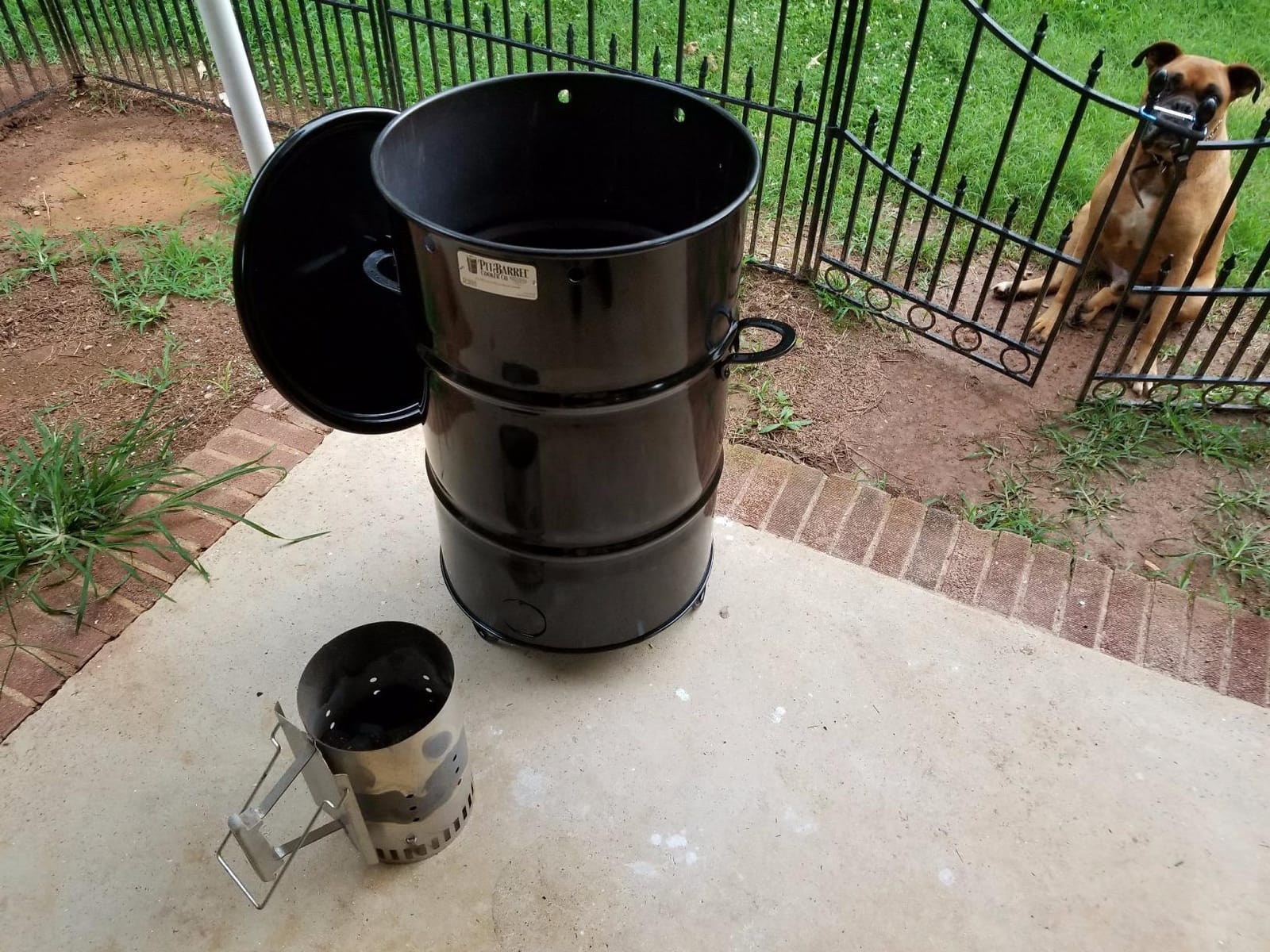 Pit Barrel Cooker XL Package 22.5 Inch Drum Smoker | Porcelain Coated Steel Drum BBQ Grill, 16 Stainless Steel Hooks, 3 Hanging Rods customer photo 2