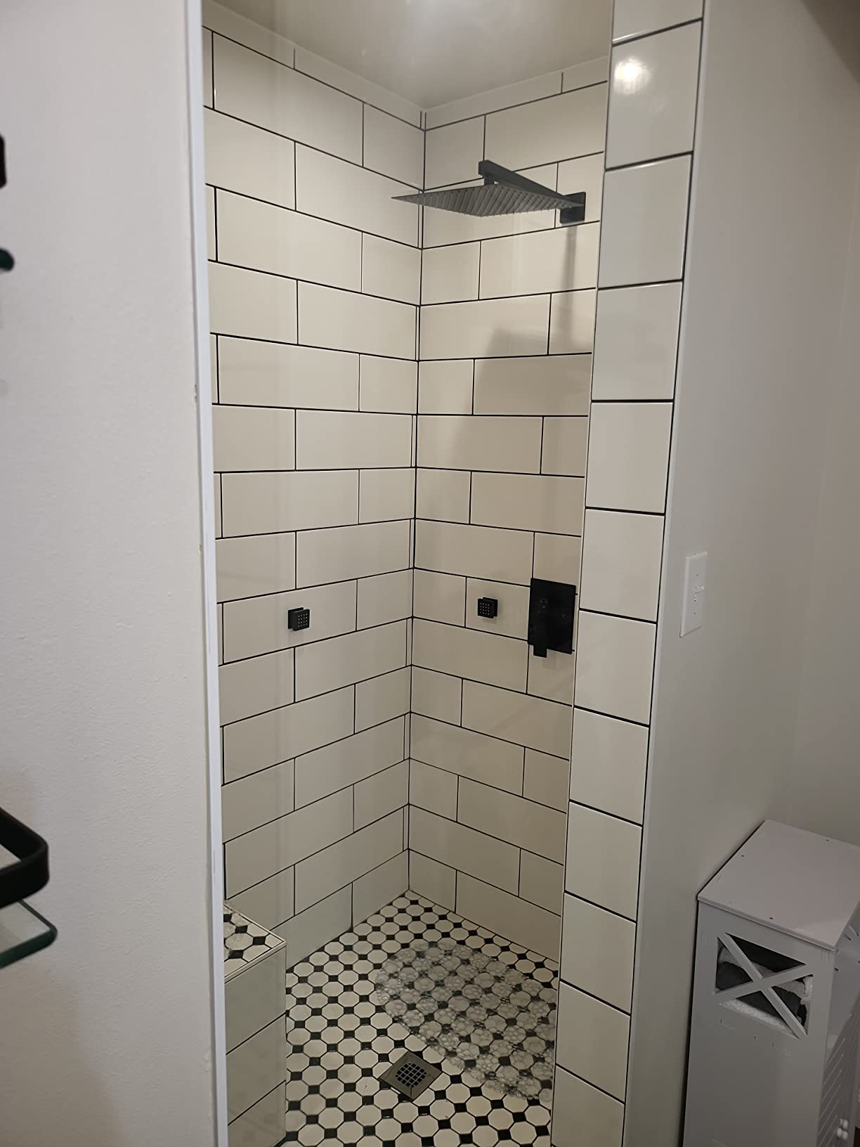 gotonovo Rainfall Shower System with Full Body Jets 6pcs Matte Black customer photo 1