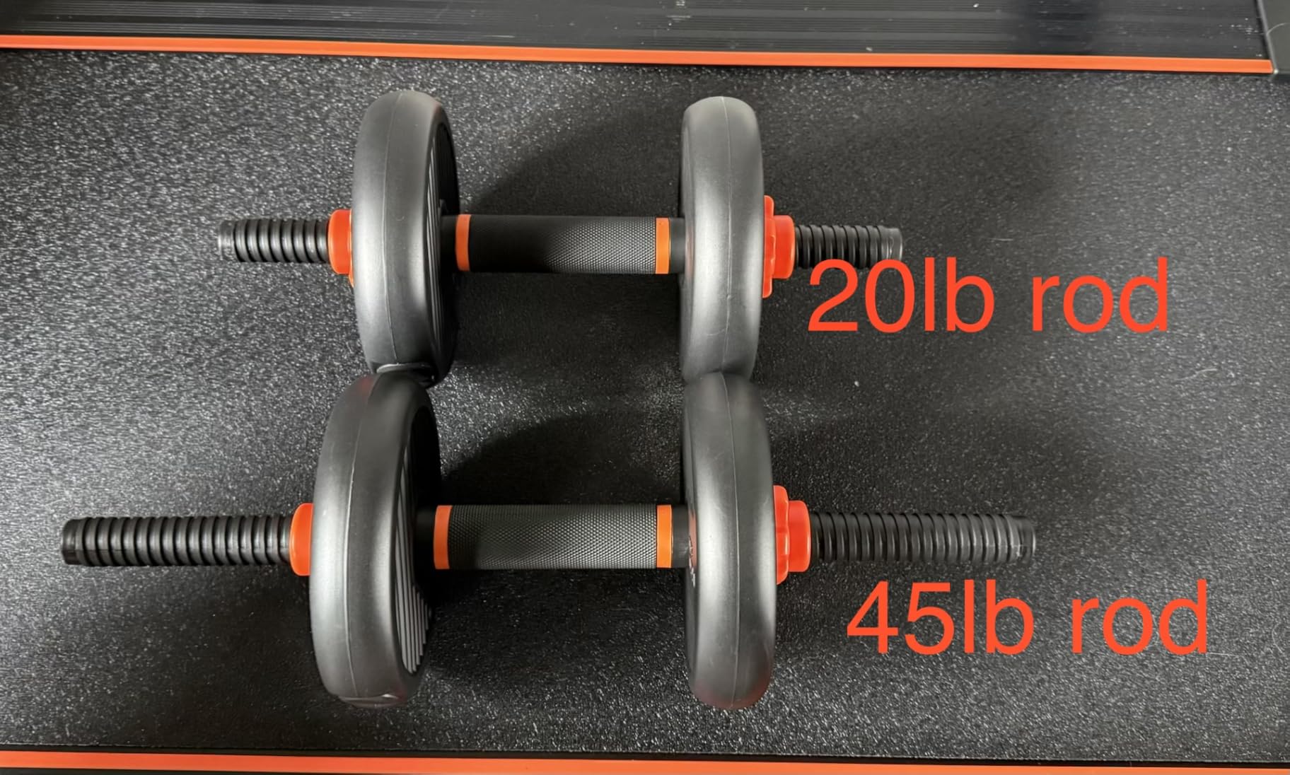 FEIERDUN DS2 Adjustable Dumbbells, 20/30/40/45/70/90lbs Free Weight Set with Connector, 5 in1 Dumbbells Set Used as Barbell, Kettlebells, Push up Stand, Weight Plate, Fitness Exercises for Home Gym Suitable Men/Women customer photo 2