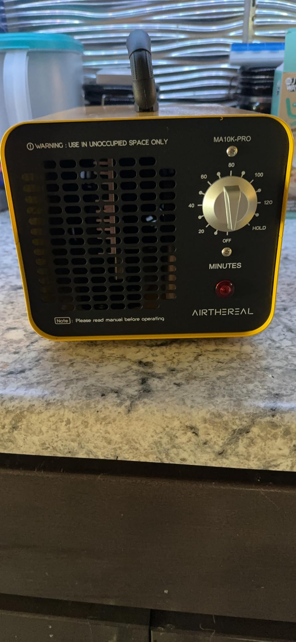 Airthereal MA10K-PRO SMART WiFi Ozone Generator with APP Control, Black | WiFi Control, Two Modes, High Ozone output of 10,000mg , for any Size Room, 12 Hours Time Setting customer photo 1