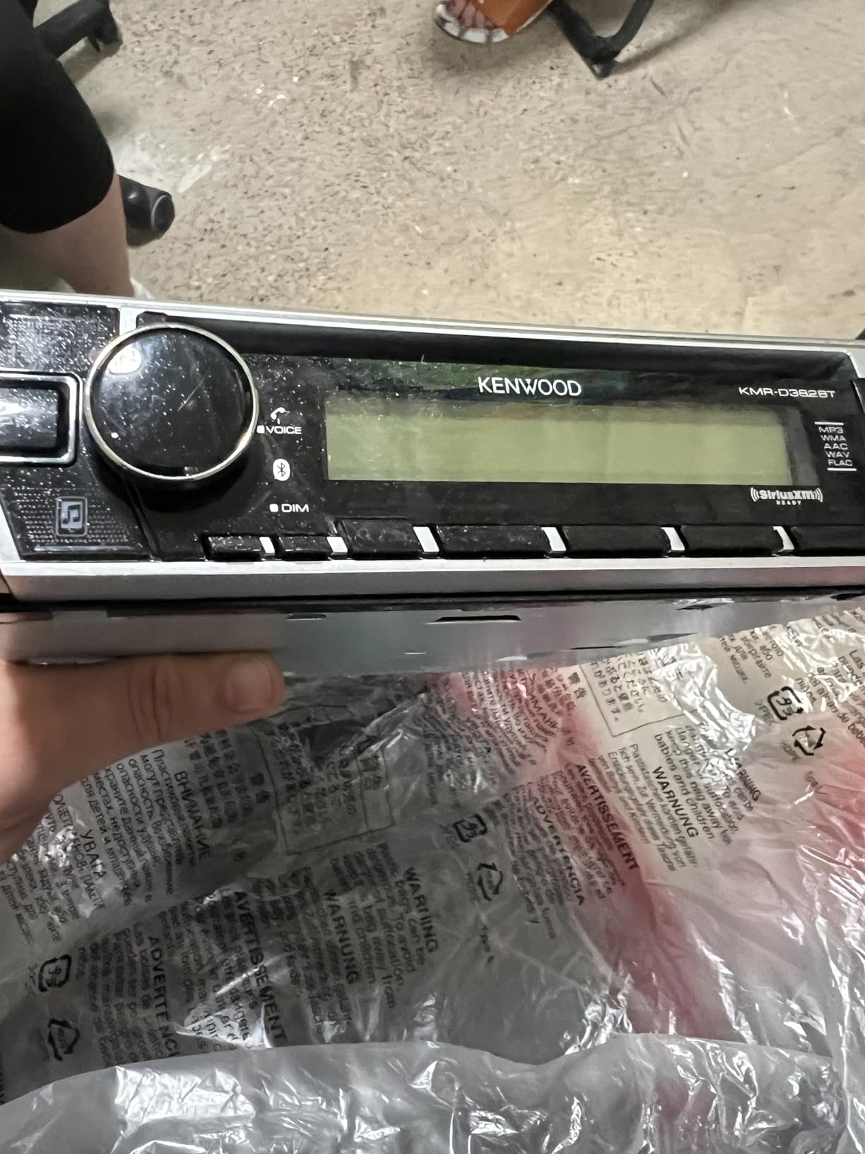 KENWOOD KMR-D382BT (50W x 4Ch) Single Din Car/Marine Stereo Head Unit with Bluetooth, Hands-Free Calling, CD Player, USB, AM/FM Radio, SiriusXM Ready, All-Weather in-Dash Boat & Car Audio Receiver customer photo 1