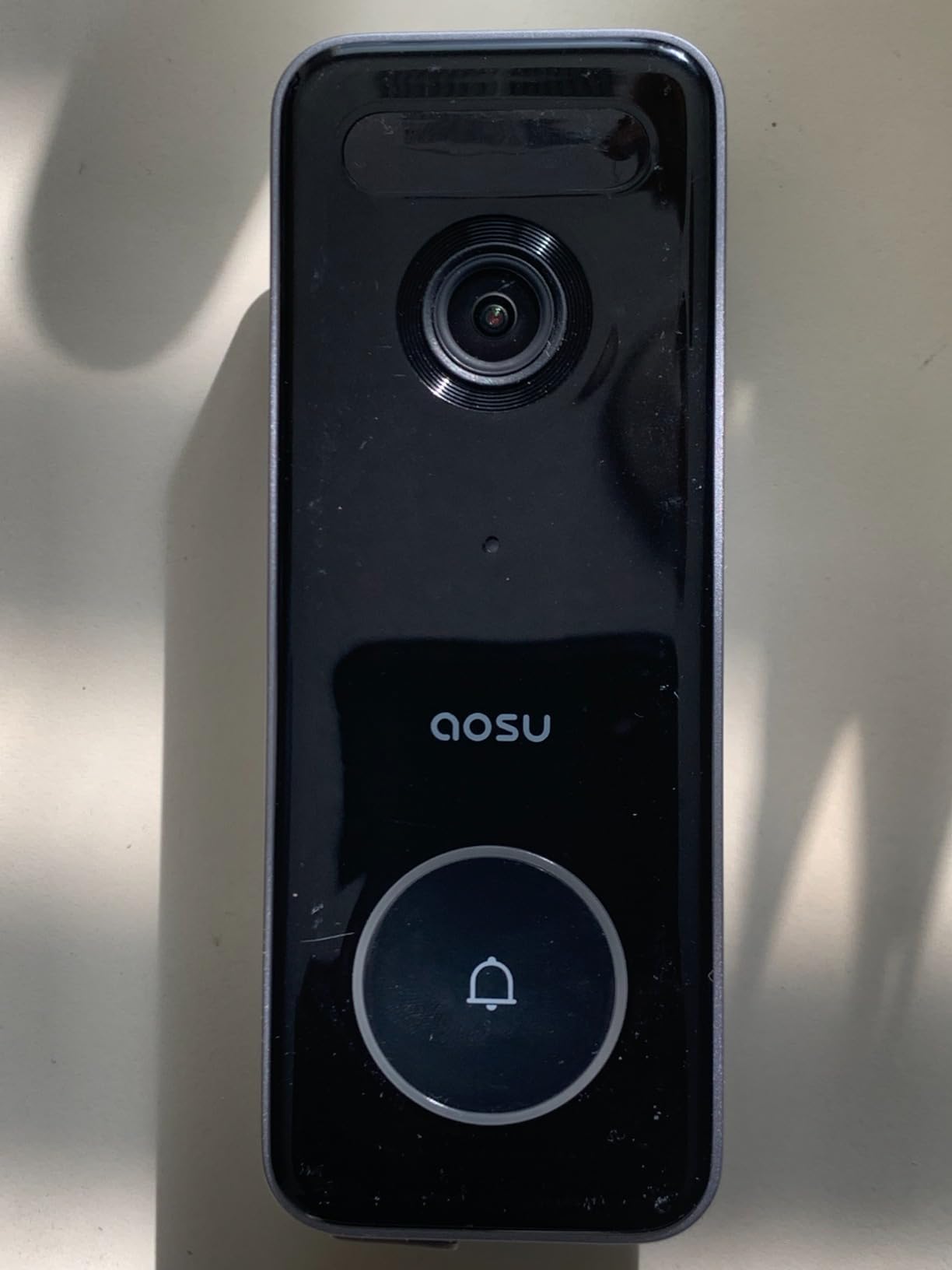 aosu 5MP Ultra HD Wireless & Wired Video Doorbell Camera | 8GB Local Storage, Head-to-Toe View, Triple Motion Detection, 2.4/5 GHz WiFi, Alexa & Google Compatible customer photo 1