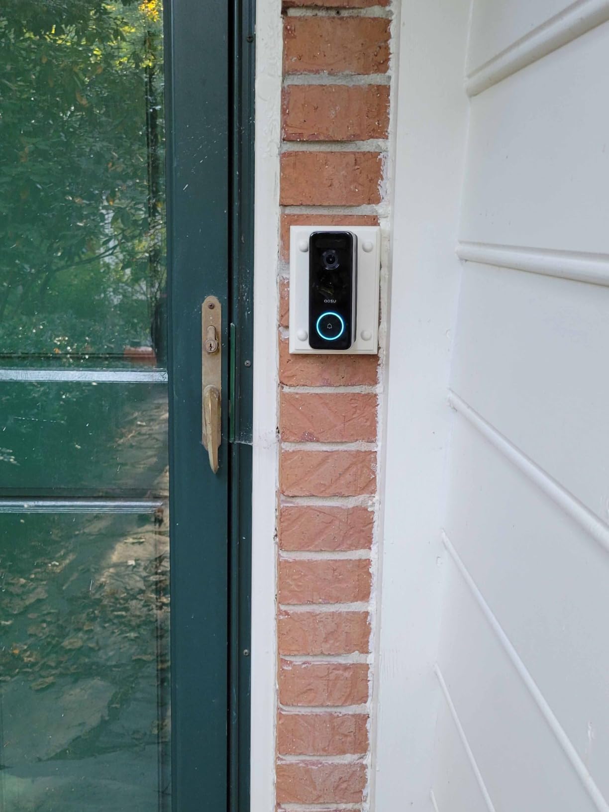 aosu 5MP Ultra HD Wireless & Wired Video Doorbell Camera | 8GB Local Storage, Head-to-Toe View, Triple Motion Detection, 2.4/5 GHz WiFi, Alexa & Google Compatible customer photo 2