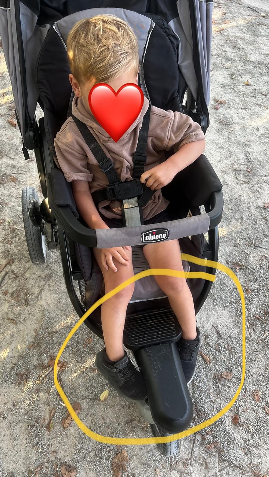 Chicco Activ3 Lightweight Baby Jogging Stroller, All-Terrain 3-Wheel | Eclipse/Grey customer photo 1