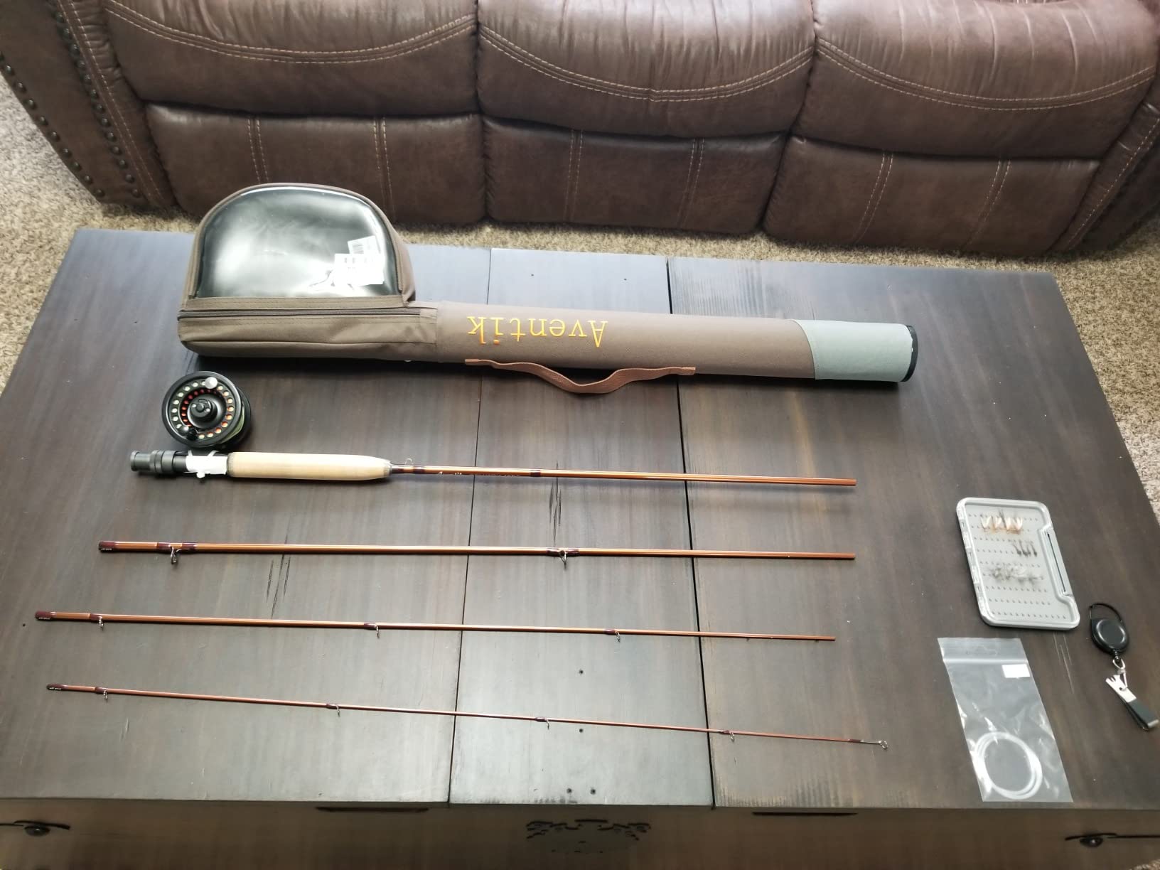 Aventik Extreme Fly Fishing Combo Kit 0/1/2/3/4/5/6 Weight Starter Fly Fishing Rod and Reel Kit Outfit with One Travel Case customer photo 2