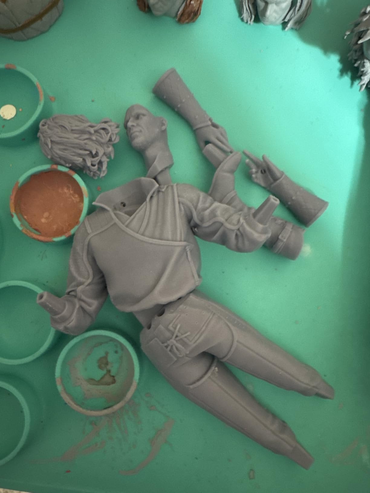 ANYCUBIC Upgraded Standard 3D Printer Resin, 405nm SLA Fast UV-Curing Resin, High Precision & Rapid Photopolymer for 8K Capable LCD/DLP/SLA 3D Printing (Grey, 1000g) customer photo 1