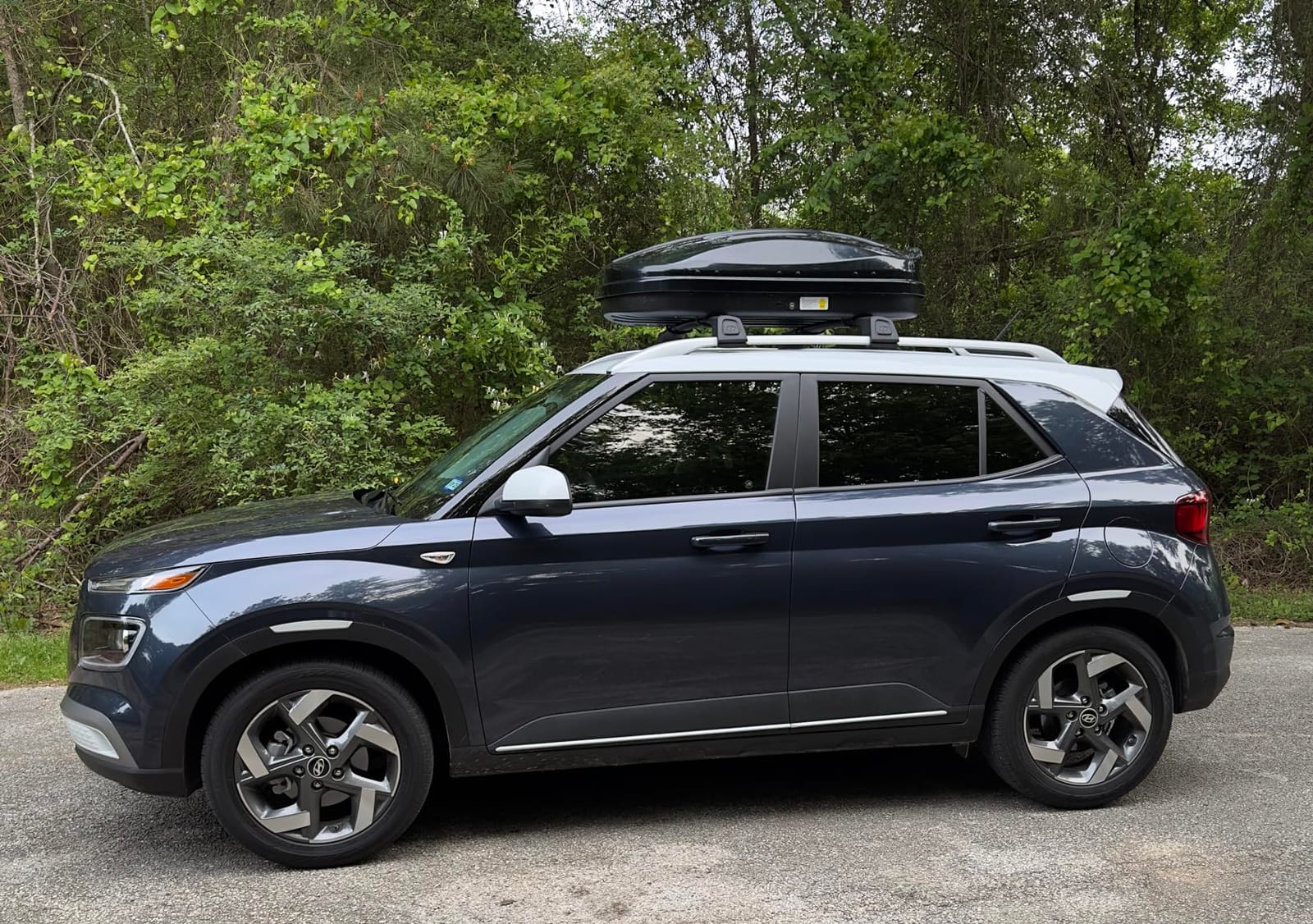 TUFFIOM 13.4 cu.ft. Rooftop Cargo Box w/Keys, Hard Shell Waterproof Travel Roof Storage Cargo Carrier Luggage Rack customer photo 2