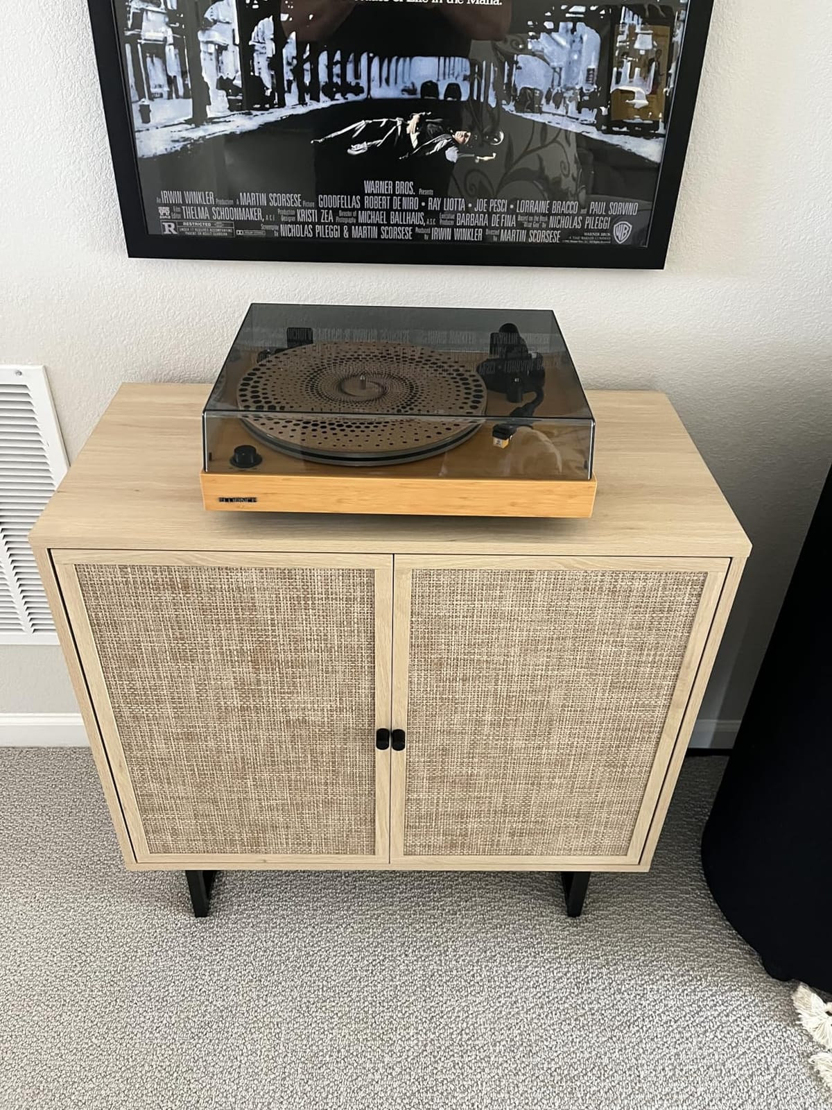 Fluance RT85N Reference High Fidelity Vinyl Turntable Record Player with Nagaoka MP-110 Cartridge, Acrylic Platter, Speed Control Motor, High Mass MDF Wood Plinth, Vibration Isolation Feet - Walnut customer photo 1