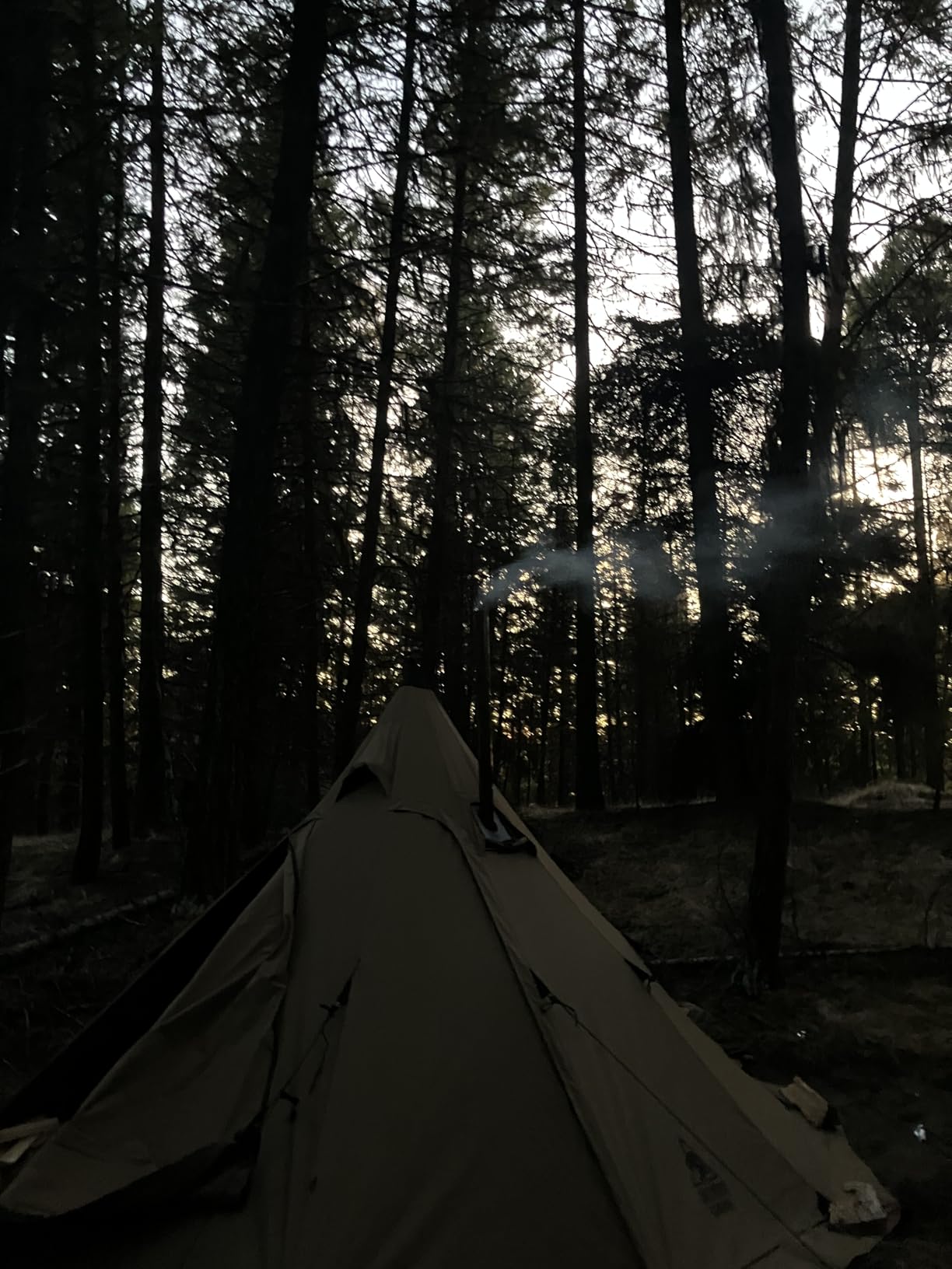OneTigris Northgaze Canvas Hot Tent with Stove Jack, Windproof, Fire Retardant, Durable 4 Season Camping Pyramid Teepee Tent for 2~4 Person customer photo 1