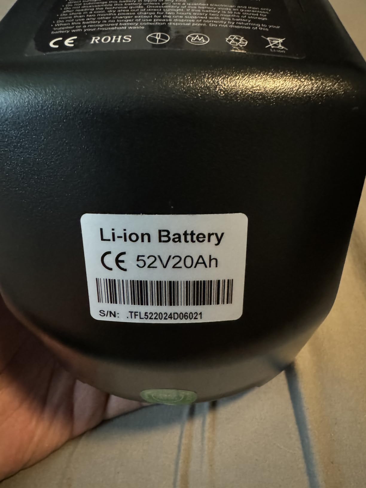 BAFANG Electric Bike Battery 48V 52V 13Ah 17.5Ah 20Ah Ebike Lithium Ion Battery with Charger and Key for 500W 750W 1000W 1500W Motor and Conversion Kit customer photo 1