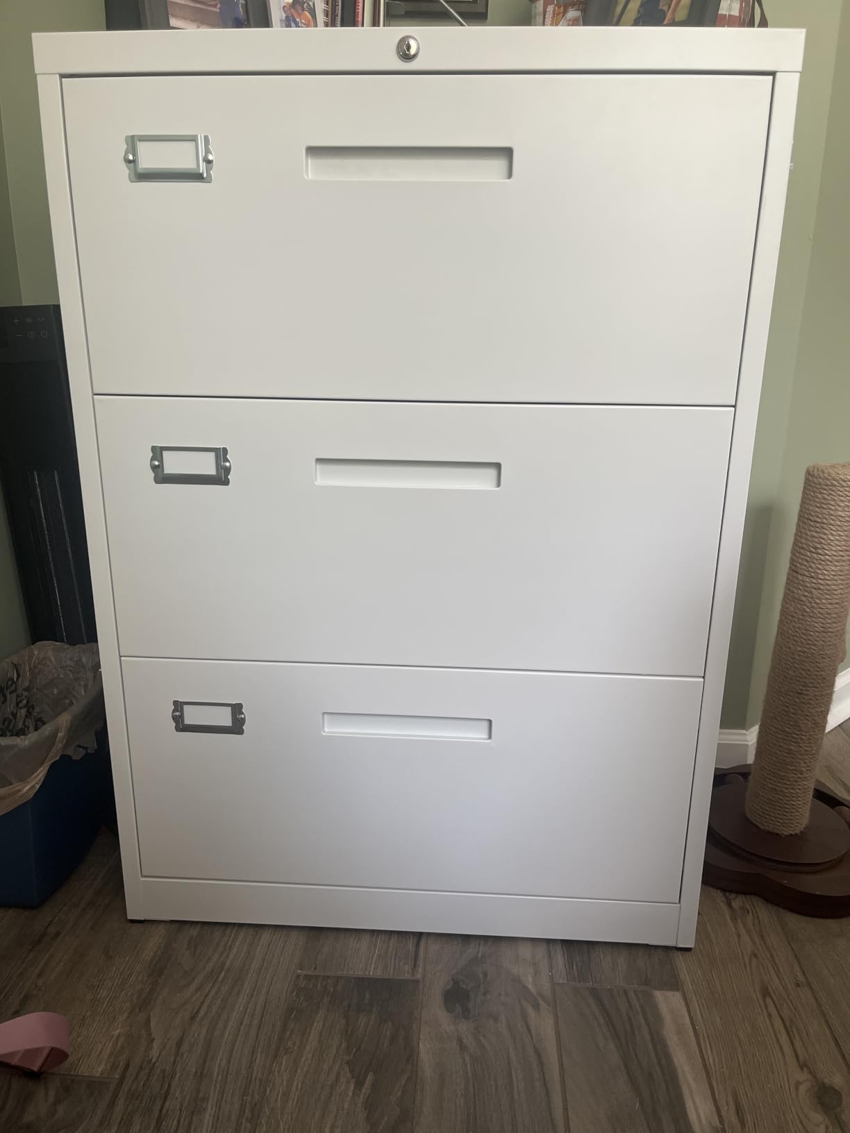 Letaya File Cabinets, 4 Drawer Metal Lateral Filing Organization Storage Cabinets with Lock, Home Office for Hanging Files Letter/Legal/F4/A4 Size (Require Assembly) customer photo 1