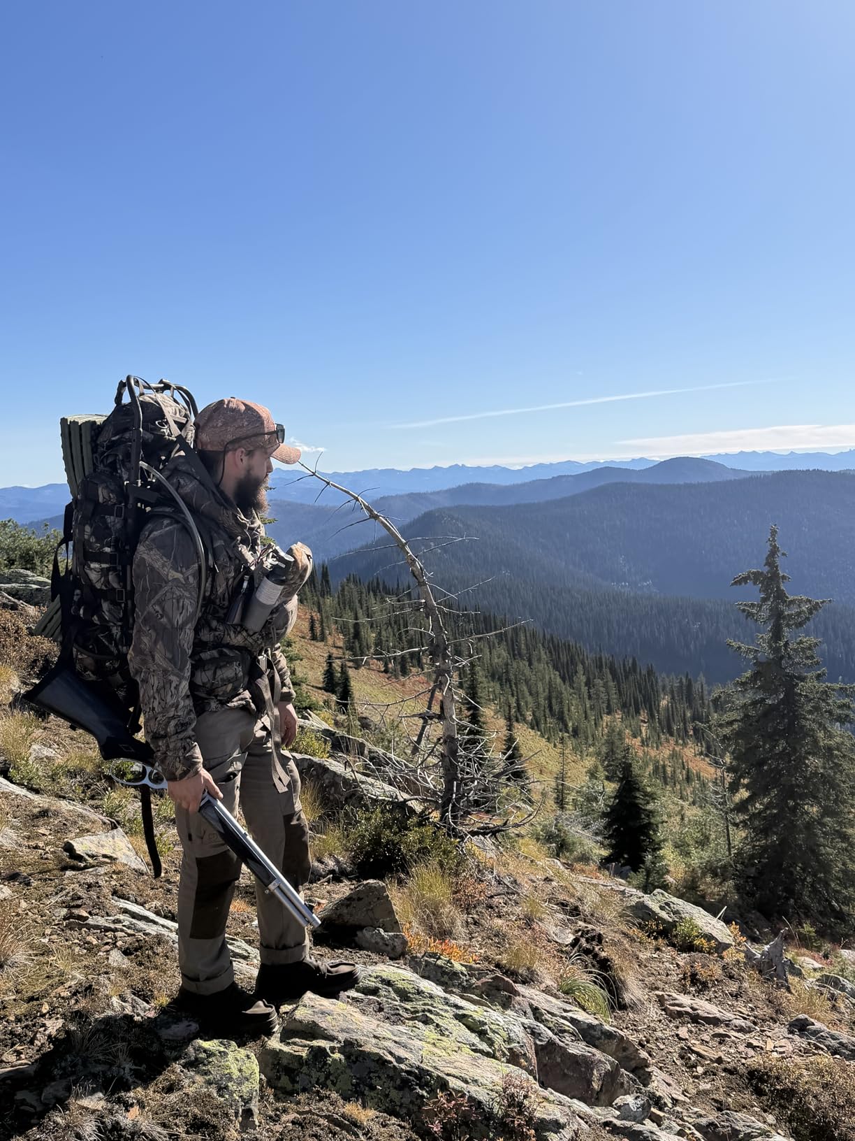 TIDEWE Hunting Backpack 5500cu with Frame and Rain Cover for Bow/Rifle/Pistol | 90L Capacity, 3-5 Day Hunting Pack customer photo 1