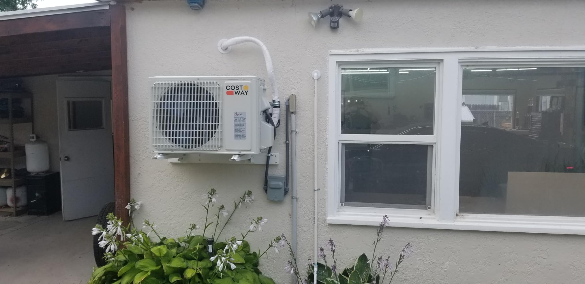 COSTWAY 24000BTU Mini Split Air Conditioner & Heater | 18.5 SEER2 208-230V Wall-Mounted Ductless AC Cools up to 1500 Sq. Ft customer photo 2