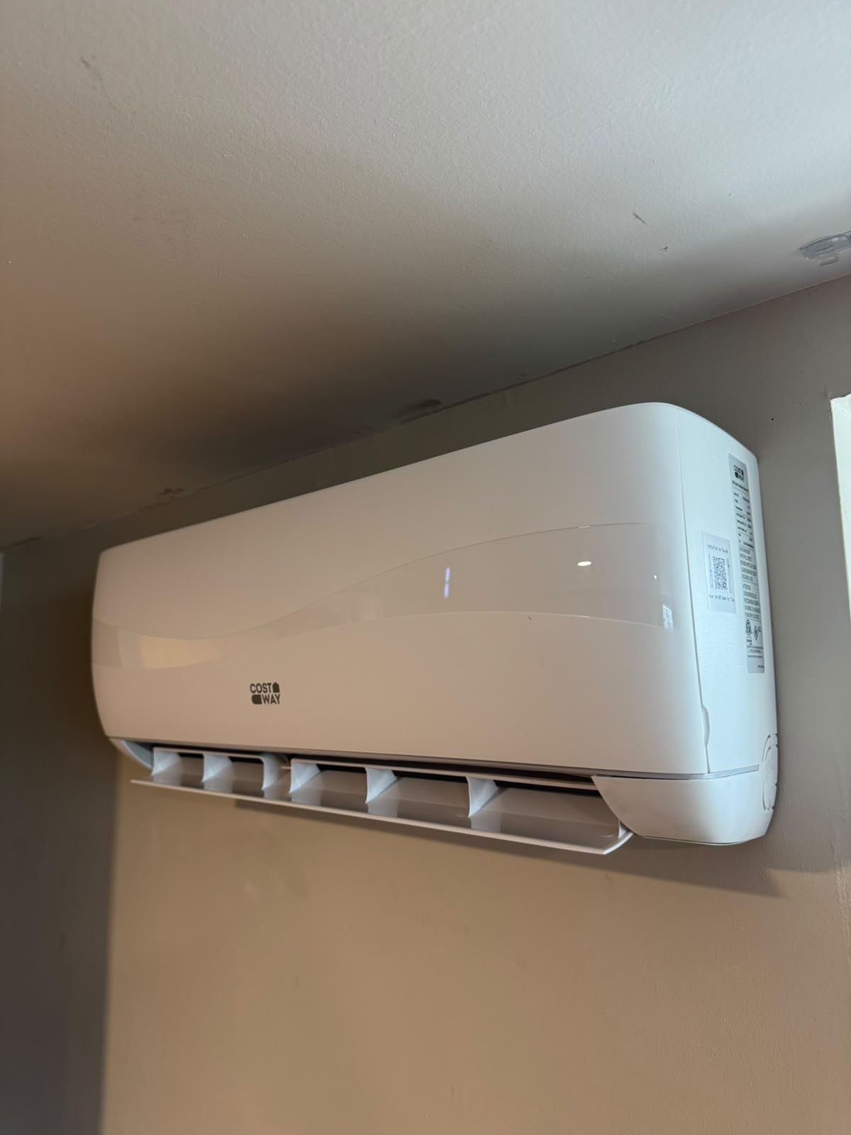 COSTWAY 12000BTU Mini Split Air Conditioner& Heater | 20 SEER2 115V Wall-Mounted Ductless AC Cools up to 750 Sq. Ft, Energy Efficient Inverter AC with Heat Pump customer photo 2