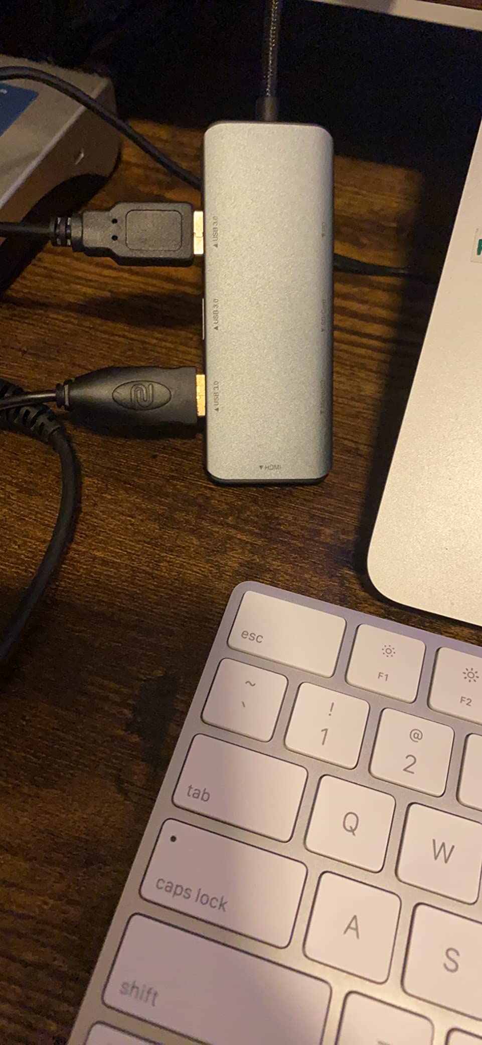 Minisopuru USB C Dock, 7 in 1 USB C Hub Multiport Adapter with 4K HDMI, 3X USB 3.0, 100W Power Delivery, SD/TF Card Reader, USB C Adapter for MacBook Pro, Air, iPad Pro, Dell, XPS, HP, Lenovo and More customer photo 2