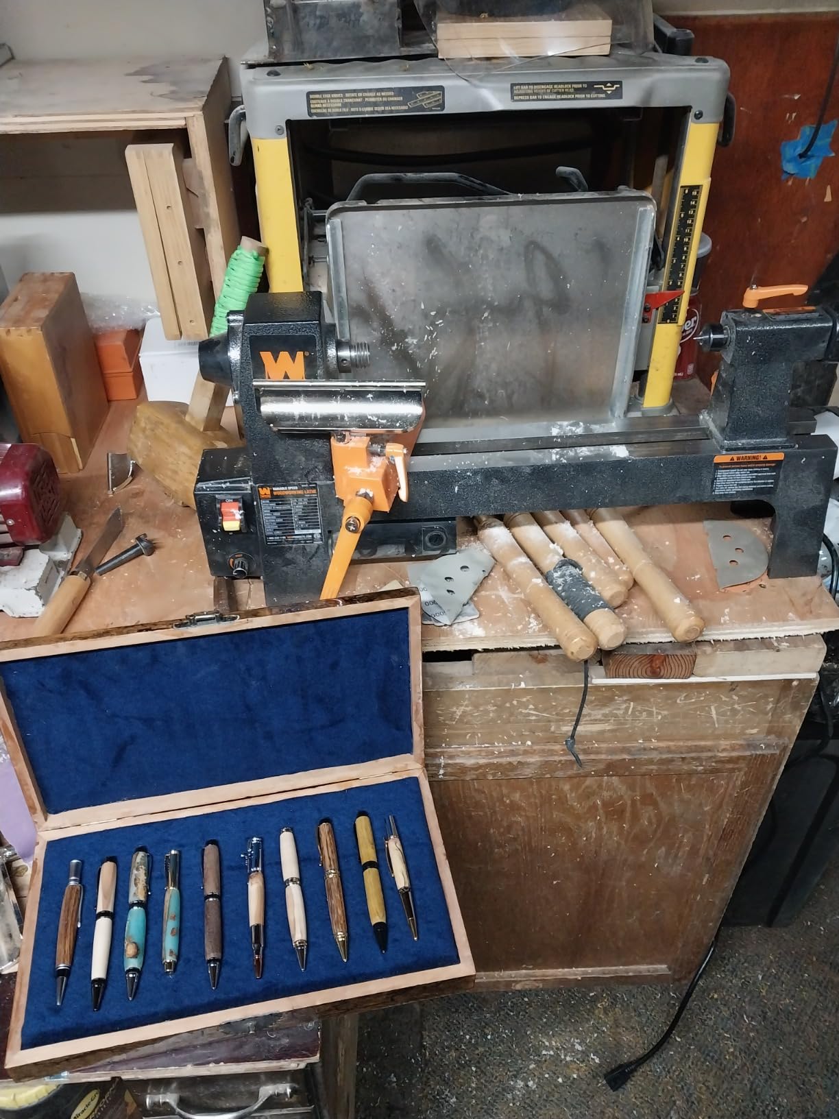 WEN Mini Benchtop Wood Lathe, 8-Inch by 13-Inch with Variable Speed (LA3421) customer photo 2