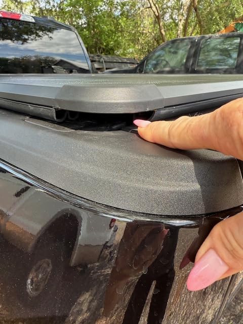 Tutel Hard Shell Folding Truck Bed Tonneau Cover|Fits 2015-2026 Ford F150 5'5