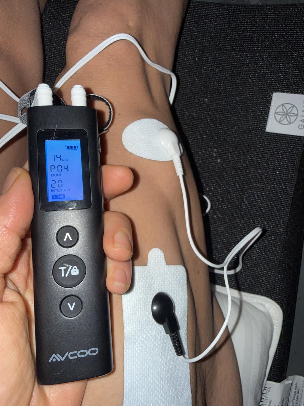 AVCOO 30 Modes TENS EMS Unit Muscle Stimulator for Pain Relief, 12 Pcs Pads | Compact Dual Channel EMS Muscle Stimulator for Back, Shoulder, Neck Pain Relief, Physical Therapy, 30 Intensity Levels customer photo 2