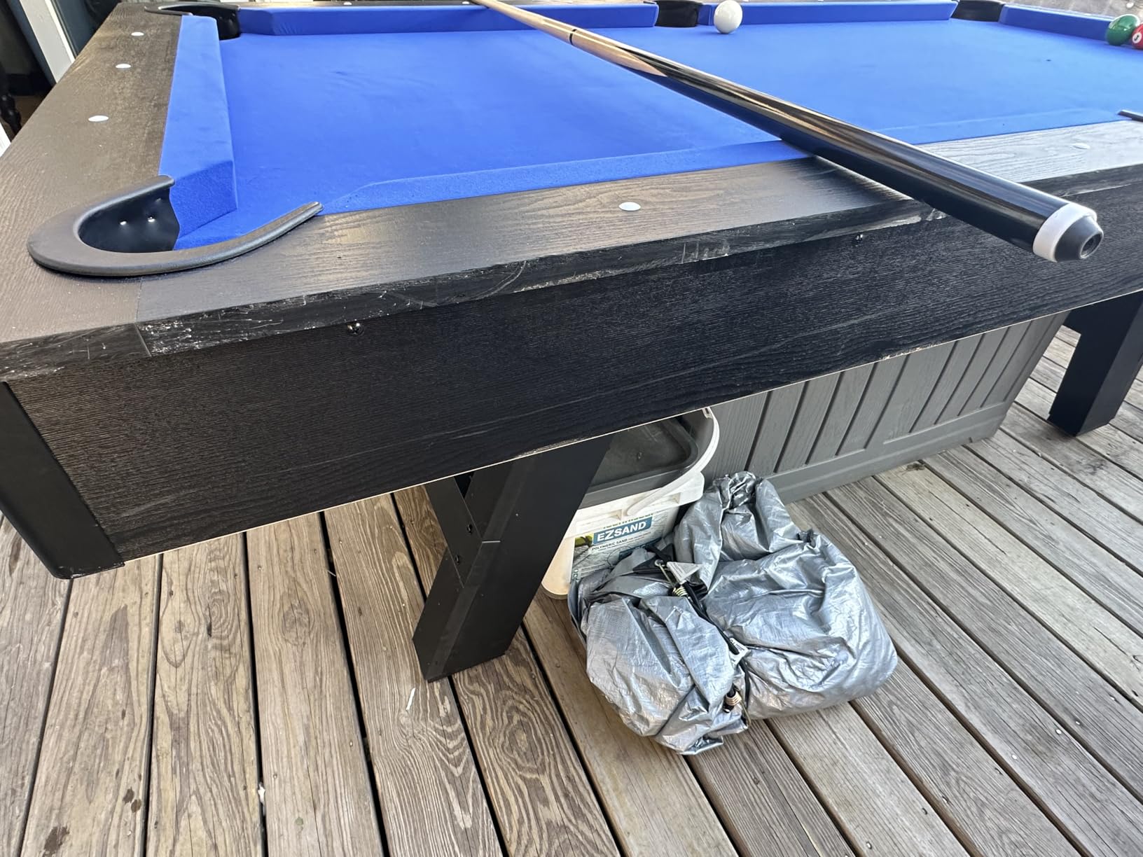 GoSports 7 ft Pool Tables with Wood Finish - Choose Your Style - Modern Billiards Table with 2 Cue Sticks, Balls, Rack, Felt Brush and Chalk customer photo 2