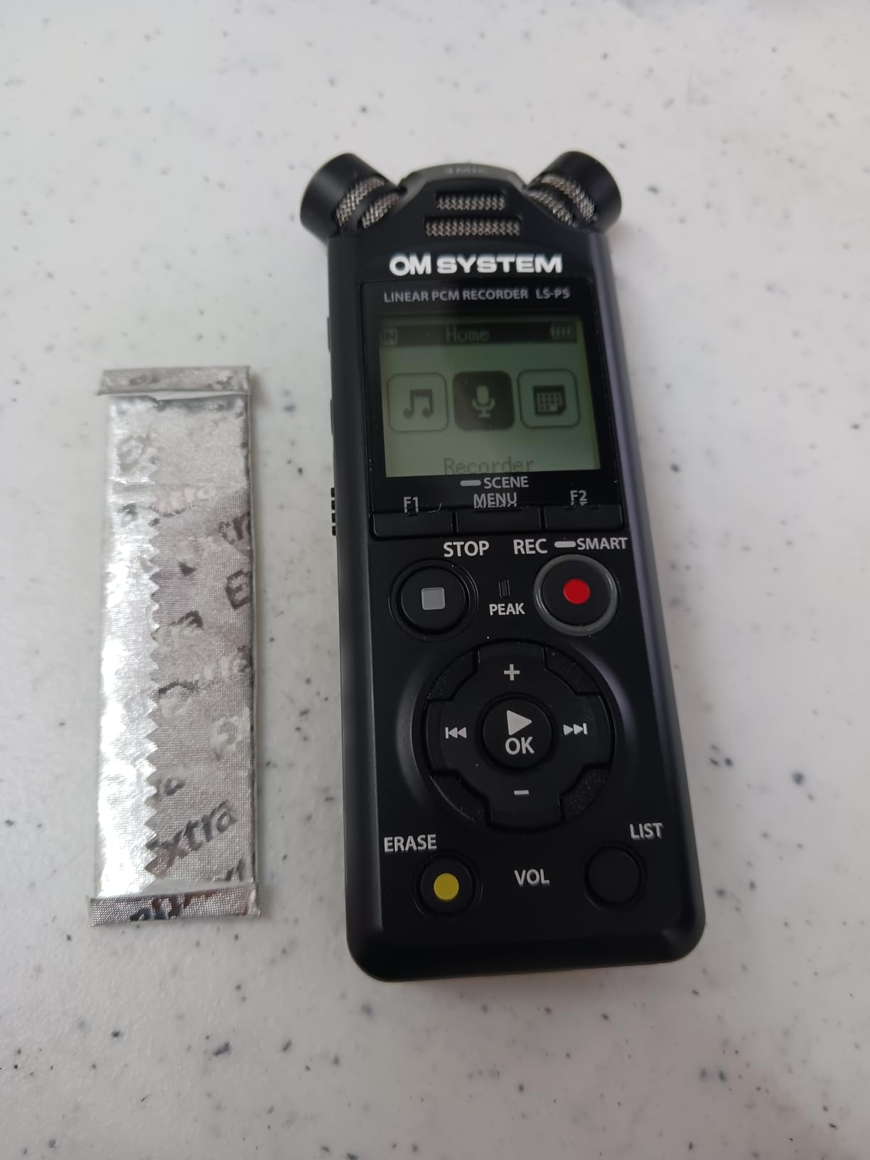 OM SYSTEM Olympus LS-P5 PCM Recorder with tresmic 3-Microphone, Bluetooth, Composite USB Microphone Mode, High Resolution Sound, Low-Cut Filter, 16GB Built-in Memory customer photo 1