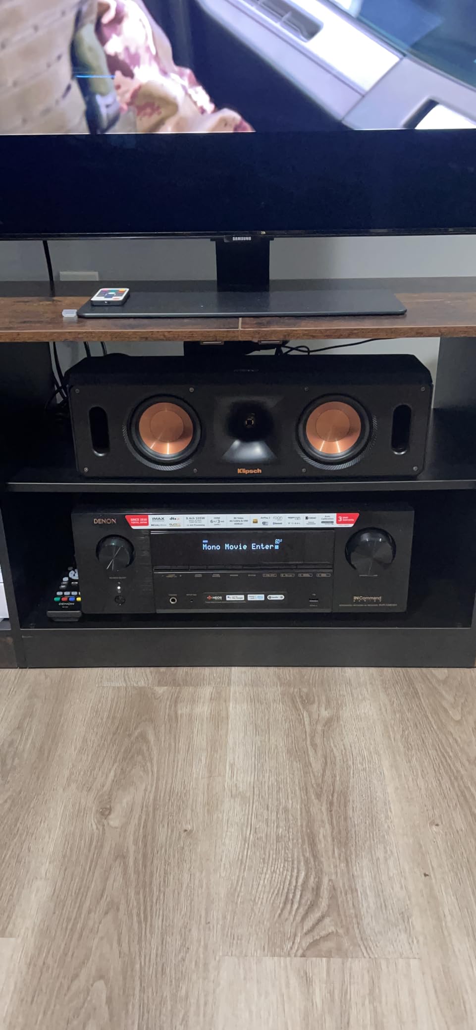 Denon AVR-X3800H 9.4-Ch 8K UHD AVR Home Theater Stereo Receiver, 105W X 9 | Built-in Bluetooth Wi-Fi & HEOS Multi-Room Streaming Dolby Atmos DTS:X IMAX Enhanced & Auro 3D, Dolby Vision, HDMI 2.1 customer photo 1