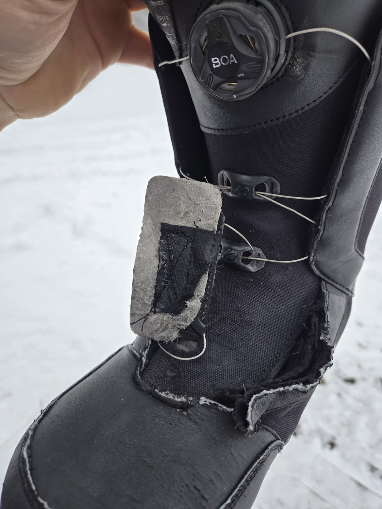 K2 Market BOA Men's Snowboard Boots | Flex 2/10, Rubber Outsole, Articulating Cuff customer photo 2