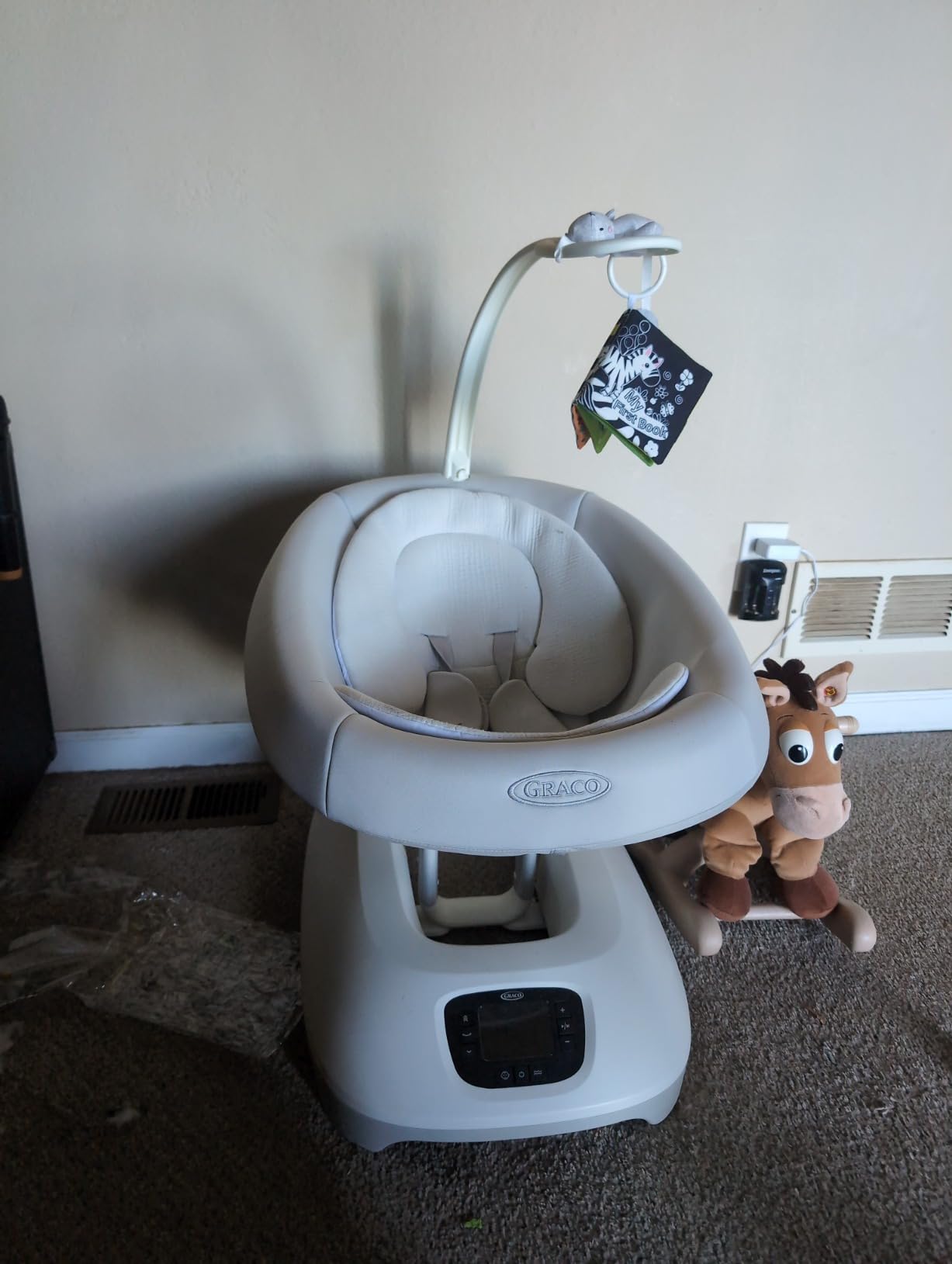 Graco SmartSense Baby Swing with Cry Detection Technology, Soothing Motions and Calming Vibrations, Comfortable Infant Support, Rori customer photo 2