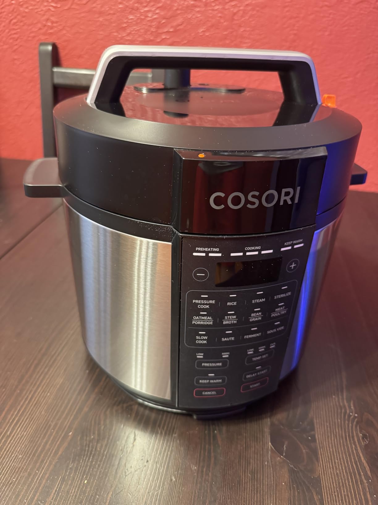 Cosori Pressure Cooker 6QT, 9-in-1, Ceramic Coating Pot, 12 Safety Features | Rice Cooker, Slow Cook, Sous Vide, Saute, Stainless Steel, 1100W, Silver customer photo 2