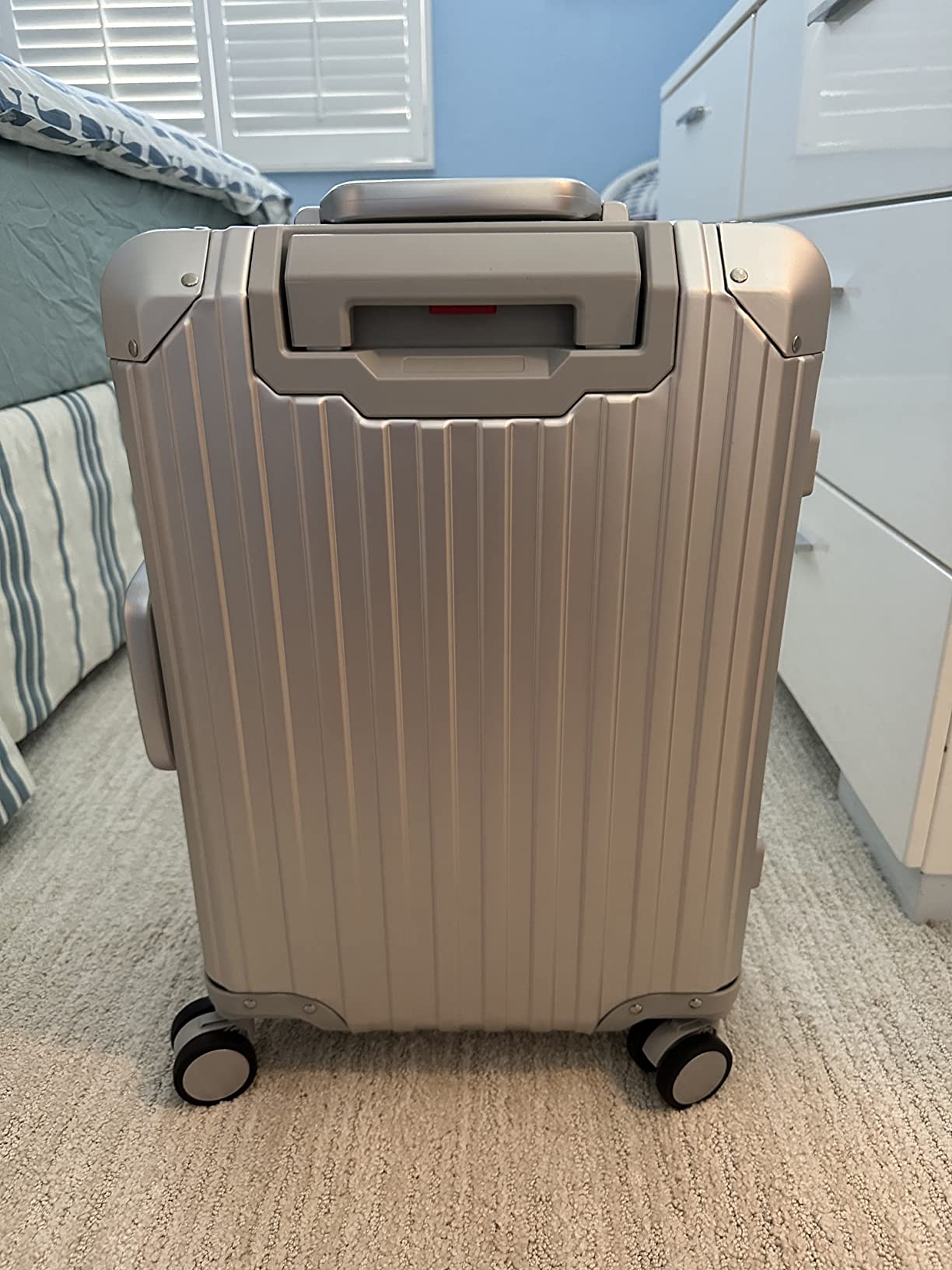 X2 All Aluminum Luggage Suitcase (20