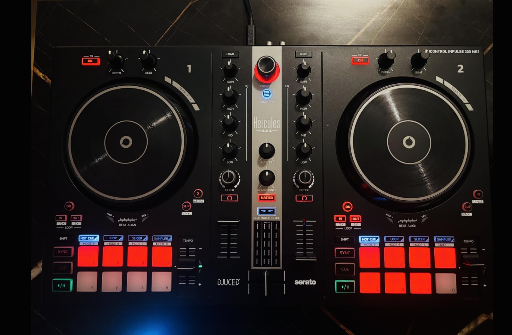 Hercules DJControl Inpulse 300 MK2 2-Deck DJ Controller for Serato & DJUCED customer photo 2