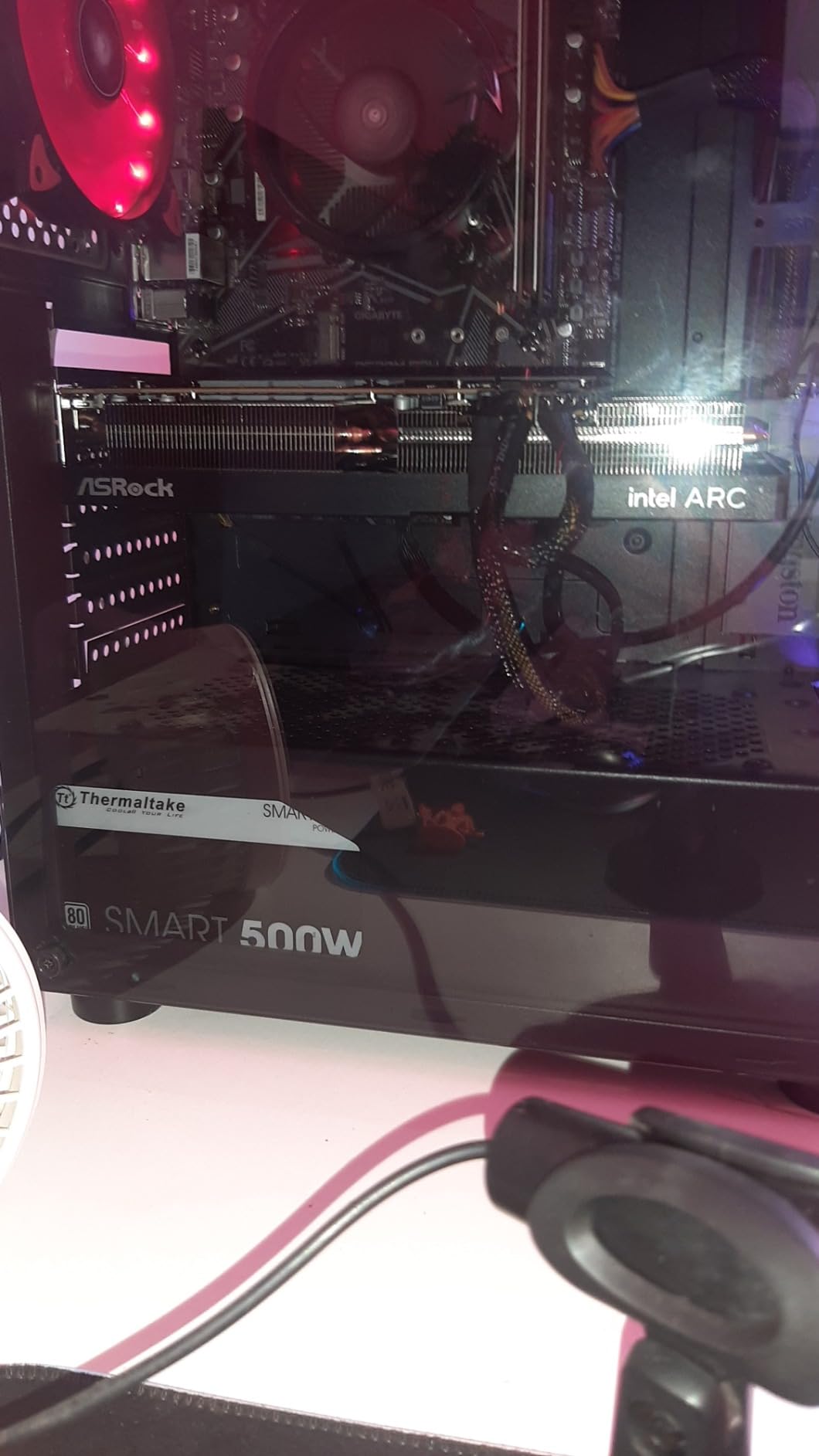 ASRock Intel ARC A750 Challenger D 8GB OC, 8GB DDR6, PCIe4, 2 HDMI, 2 DP, 2200MHz Clock, 0dB Cooling, Overclocked customer photo 2