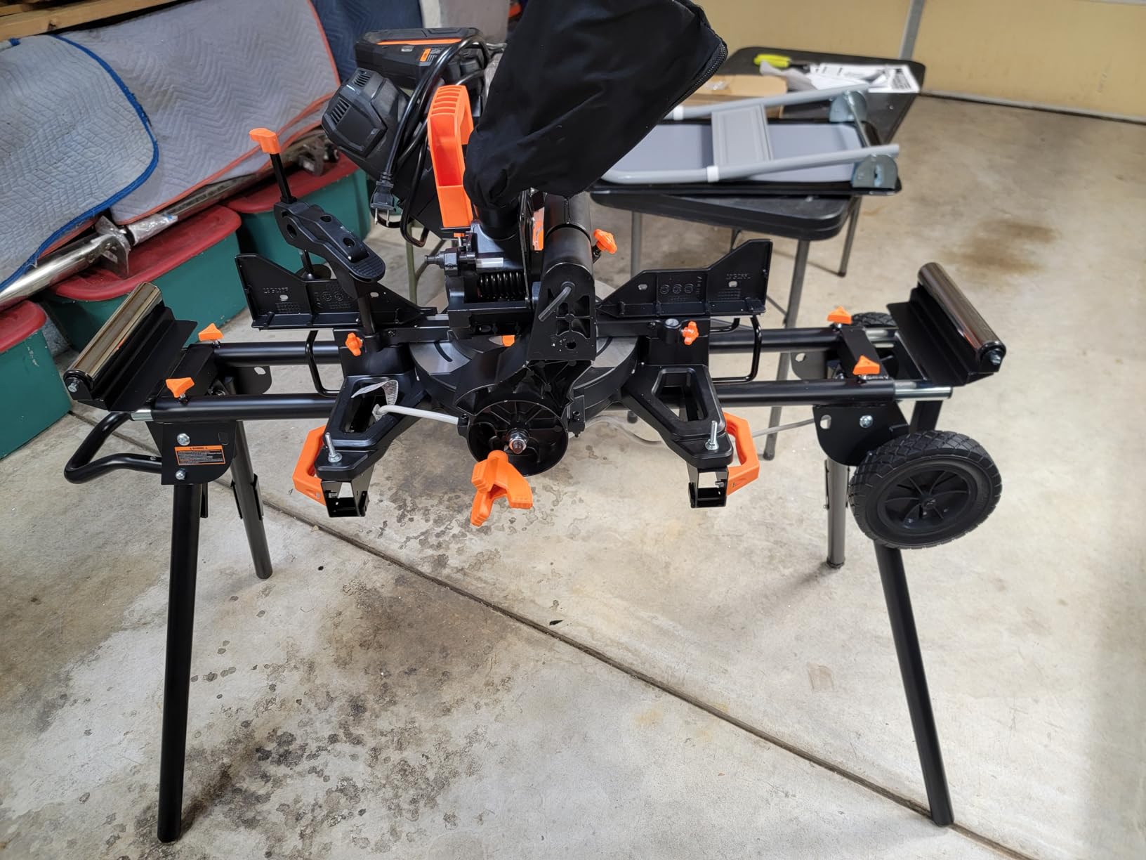 WEN MM1015 15-Amp 10-Inch Dual Bevel Sliding Compound Miter Saw with LED Cutline customer photo 1