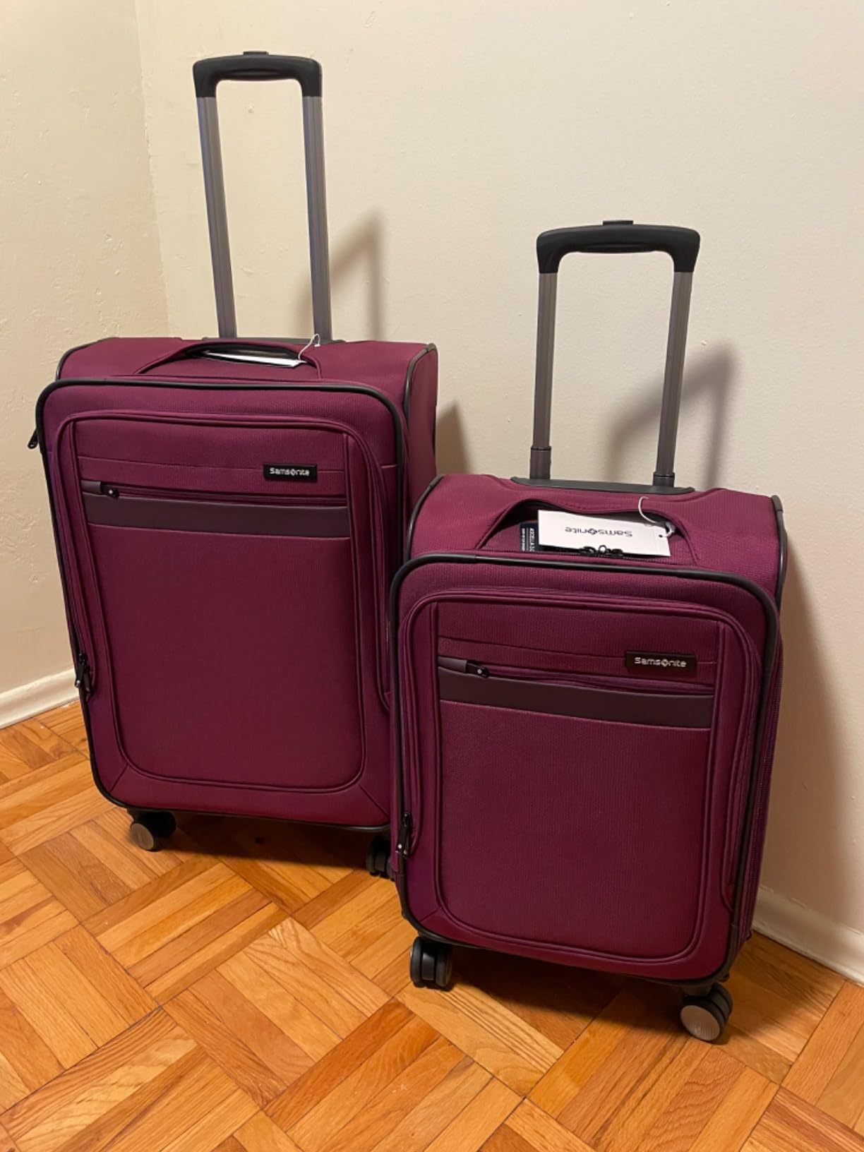 Samsonite Ascella 3.0 Softside Expandable Luggage with Spinner Wheels, 2W Garment Bag, Black customer photo 1