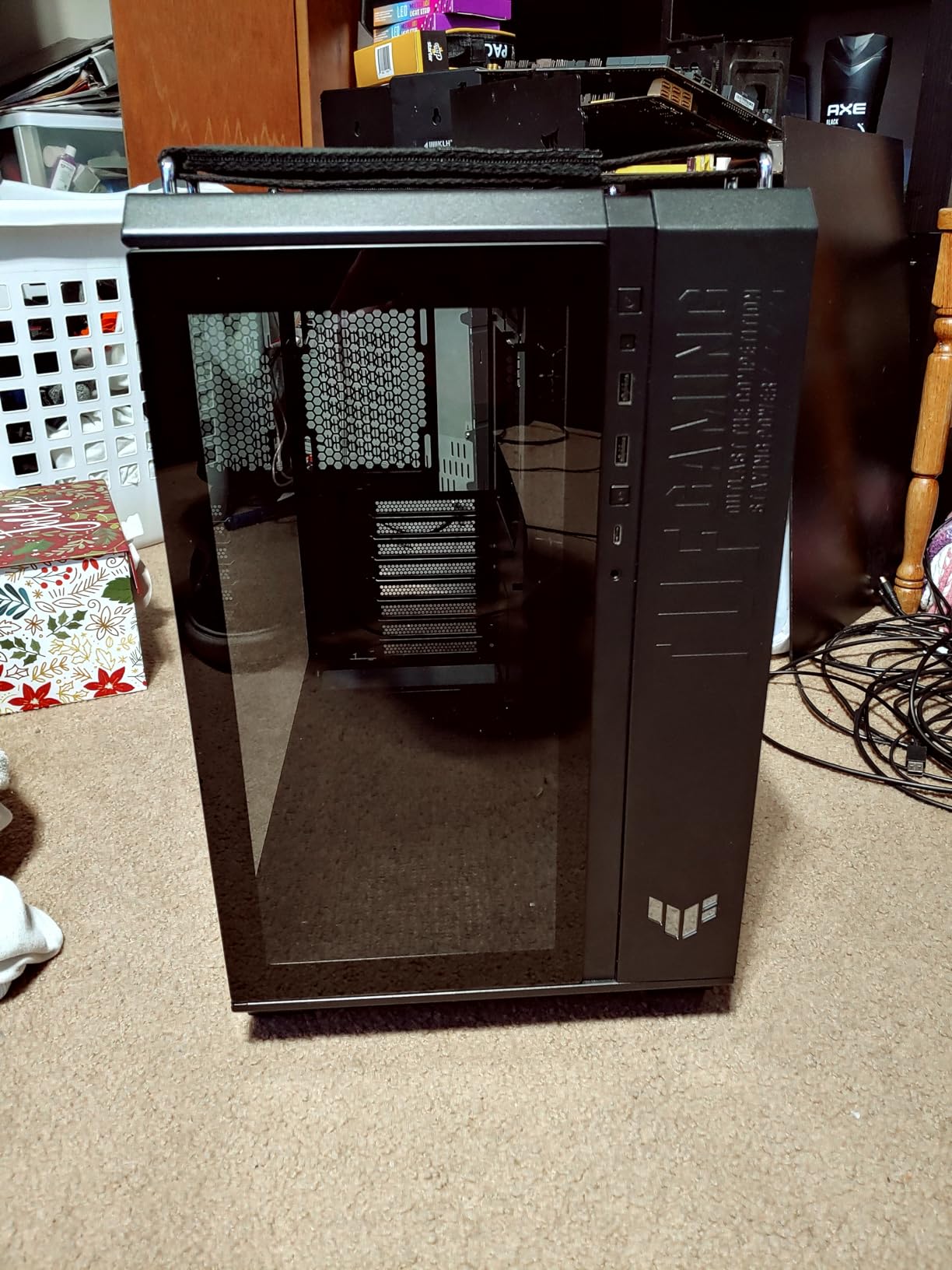 ASUS TUF Gaming GT502 ATX Full Tower PC Case, Dual Chamber, Tool-Free Side Panel, Modular Design, 2-Way GPU Mounting Compatible, 360mm and 280mm Radiator Compatible, 2 Year Warranty customer photo 2