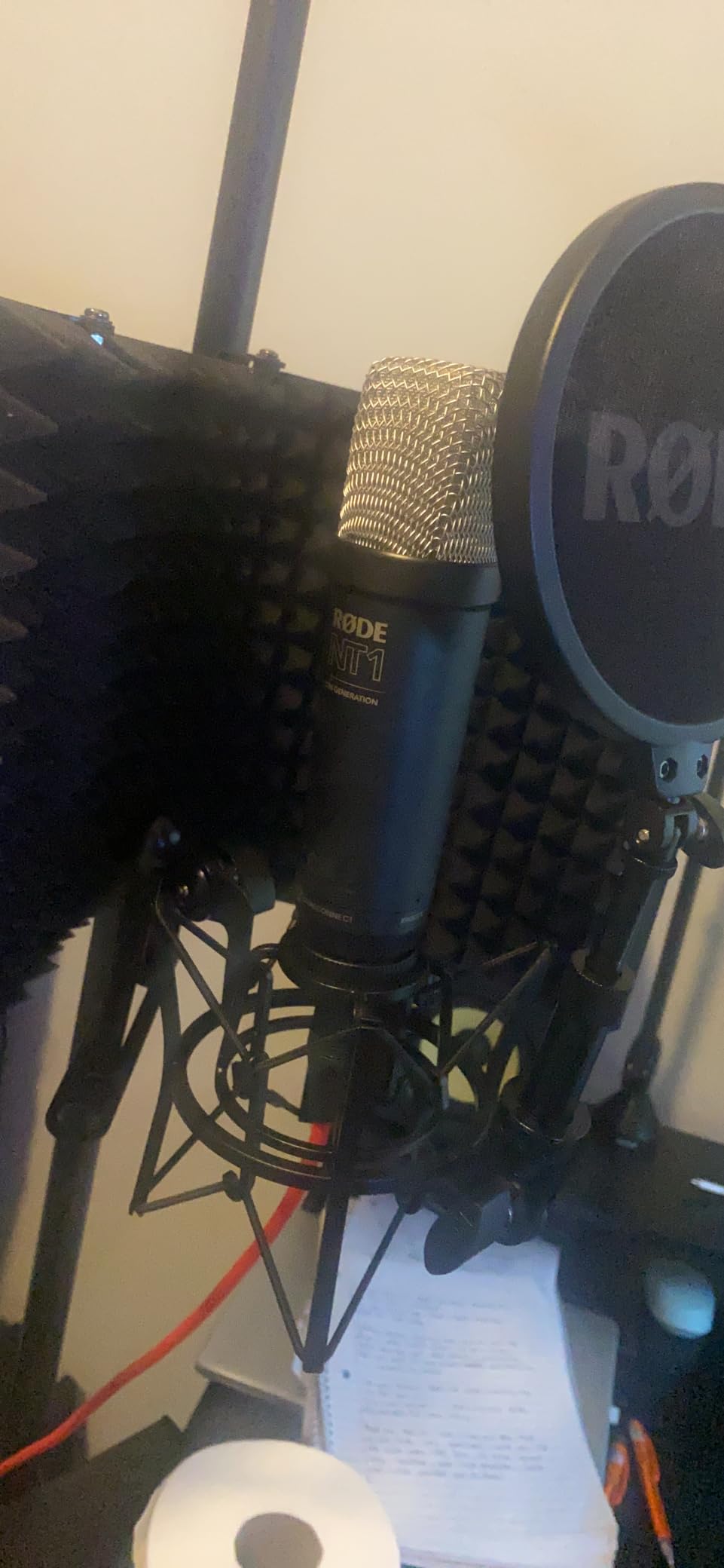 RODE NT1 5th Gen Large-Diaphragm Studio Condenser Microphone - XLR & USB Outputs - Shock Mount & Pop Filter Included customer photo 2