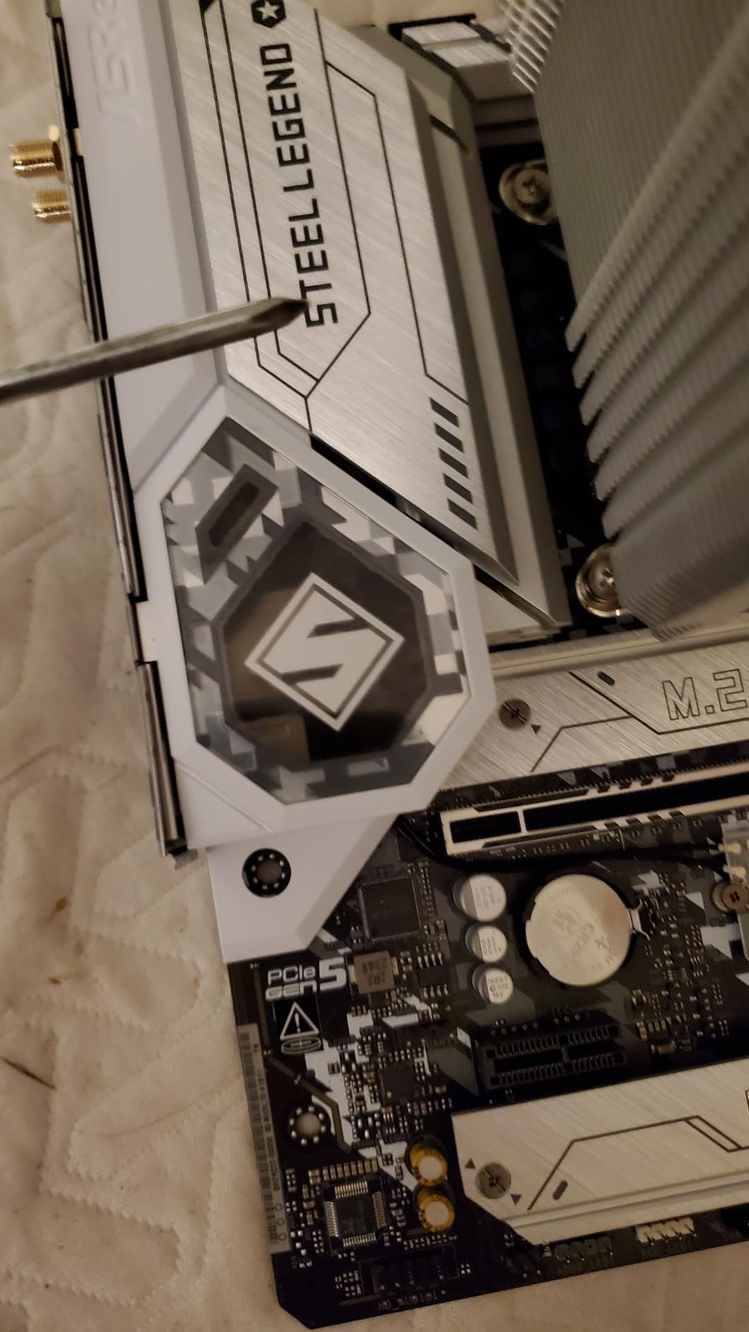 ASRock B760M Steel Legend WiFi Motherboard (Intel LGA 1700, DDR5, mATX, WiFi, PCIe 5.0) customer photo 2
