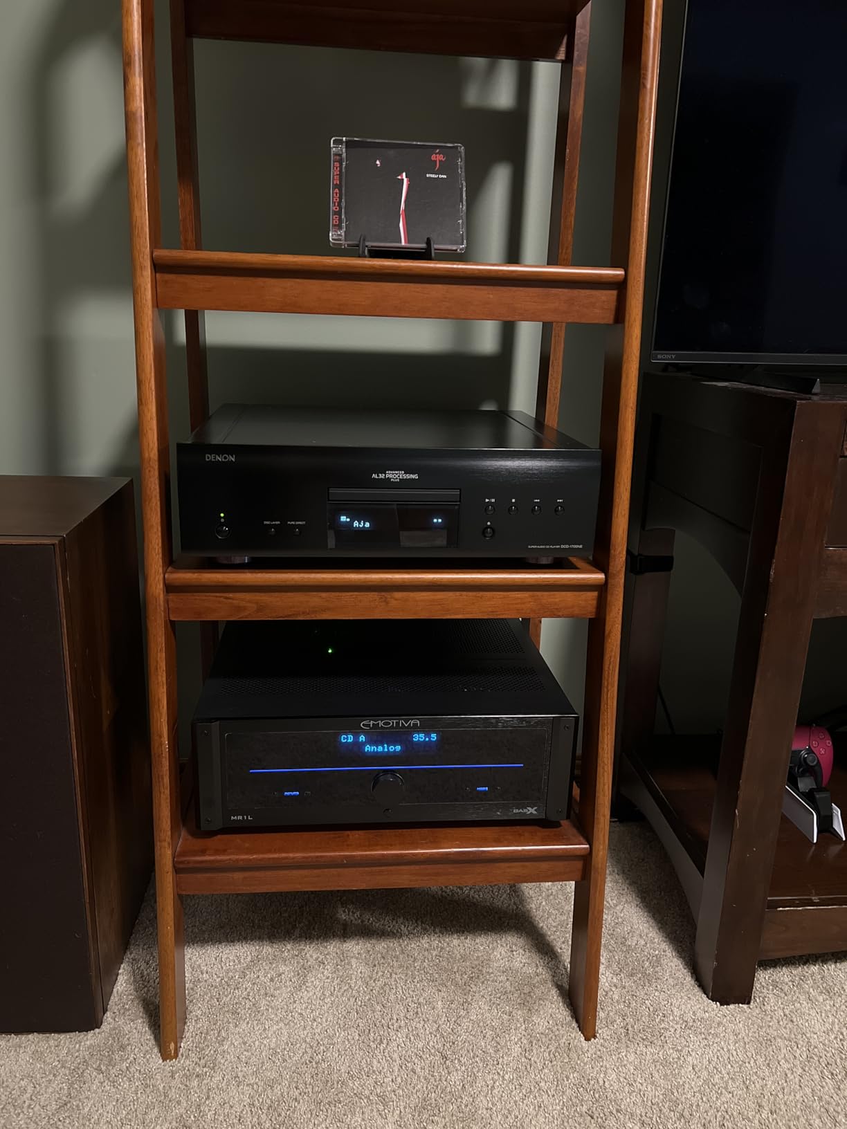 Denon DCD-1700NE CD and SACD Player for Home, Vibration-Resistant, Black | Ultra-Precision 192 kHz/32 Bit D/A Converter, Supports DSD, FLAC, and WAV Files, Pure Direct Mode, 2 Digital Audio Outputs customer photo 1