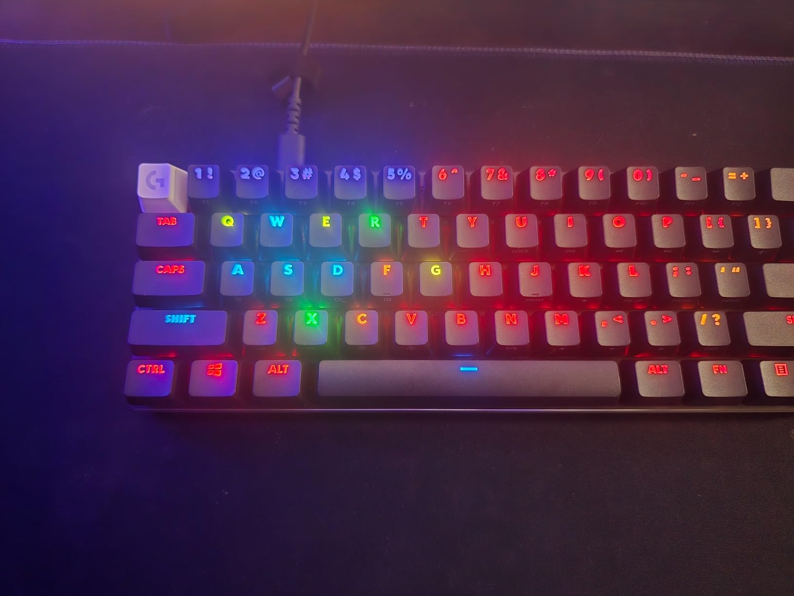 Logitech G PRO X 60% Wireless Gaming Keyboard (Tactile Optical) - Black, Lightspeed, Ultra-Compact 60% Mechanical, LIGHTSYNC RGB, Dual-Shot PBT Keycaps, Optical Switches customer photo 2