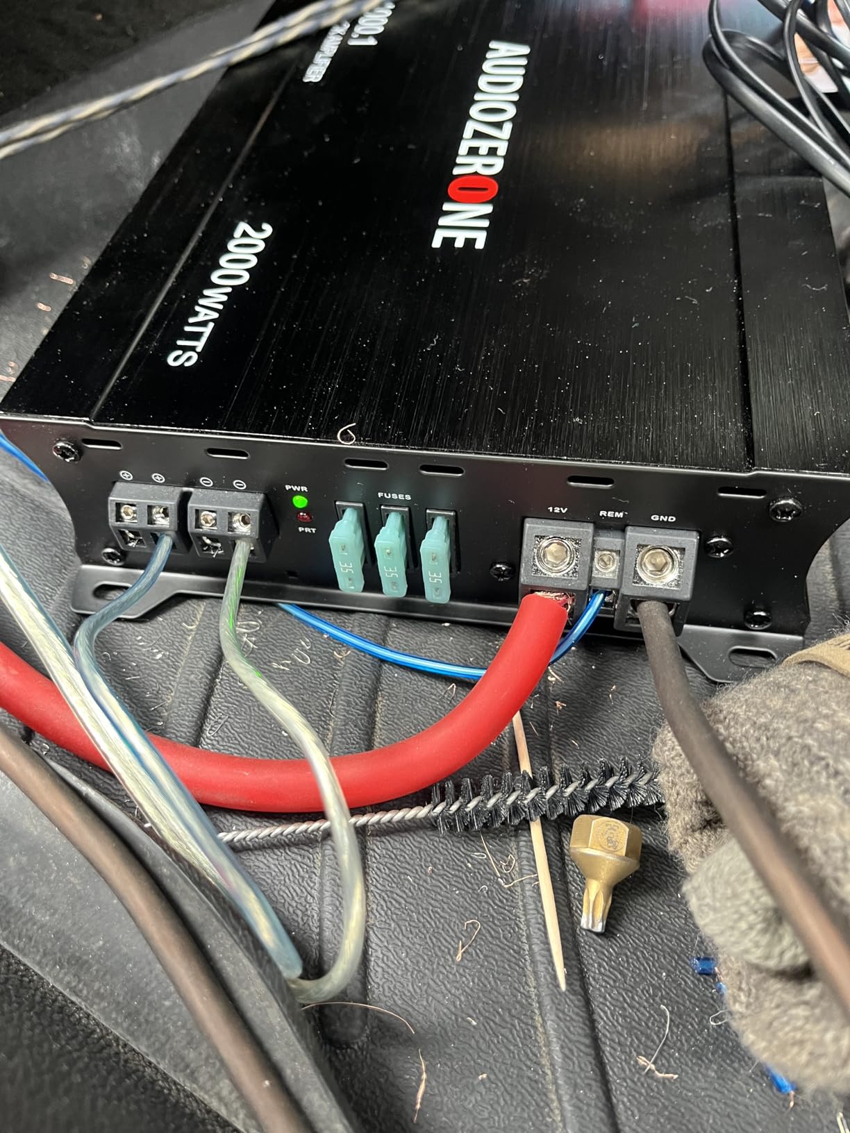 AUDIOZERONE Car Audio Amplifier ZE1000.1 2000W Monoblock Class D MOSFET Subwoofer Audio customer photo 2