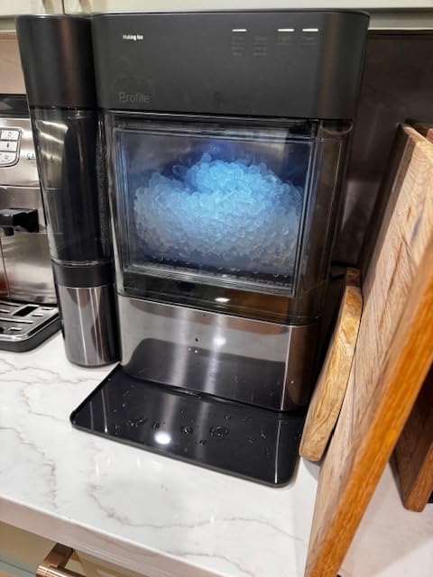GE Profile Opal 2.0 XL Countertop Nugget Ice Maker with 1 Gallon Tank | Chewable nugget ice, 38 lbs/day, First batch in 10 min, 3 lb bin, Melted ice reused, SmartHQ WiFi & Alexa, Stainless Steel customer photo 1