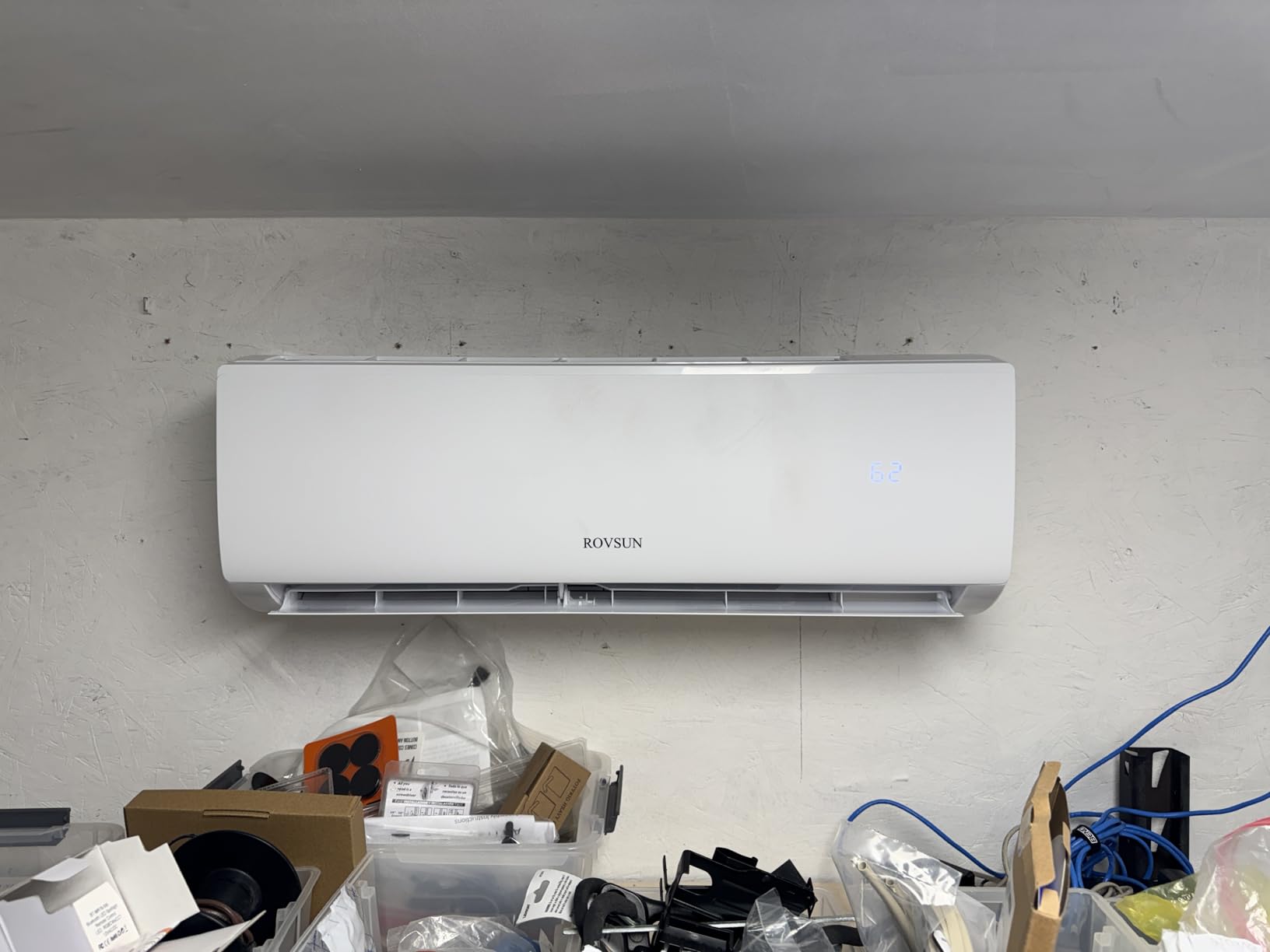 ROVSUN 9000 BTU Wifi Enabled Mini Split Air Conditioner & Heater with Inverter, 20 SEER2 Energy Saving 115V Ductless Split AC Unit with Pre-Charged Condenser, Heat Pump & Installation Kit customer photo 1