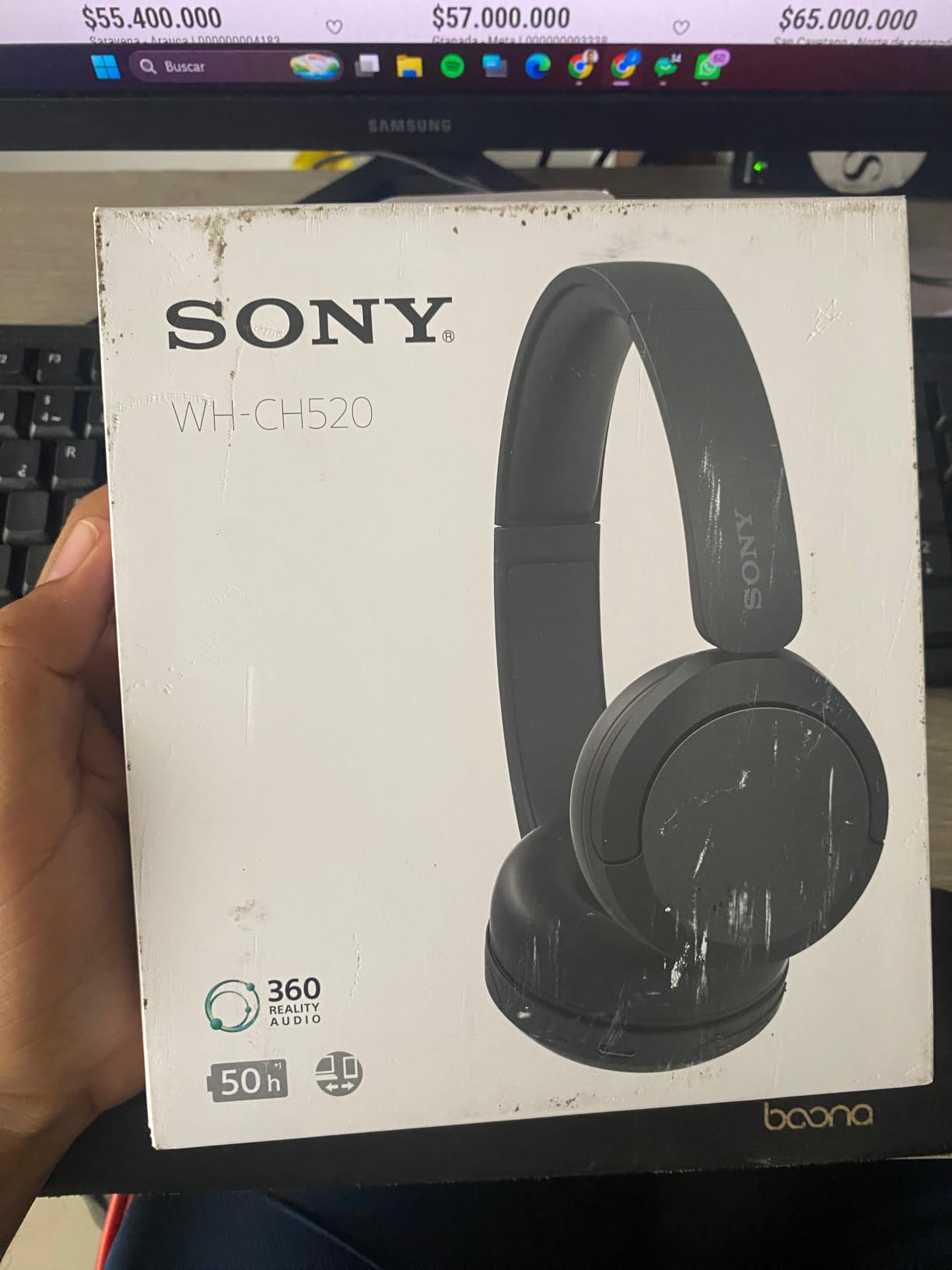 Sony WH-CH520 Wireless On-Ear Bluetooth Headphones with Mic, Cappuccino | Comfortable Lightweight Design, Up to 50 Hrs Battery with Quick Charging, Multipoint Connection, Clear Calls, Swivel design customer photo 1